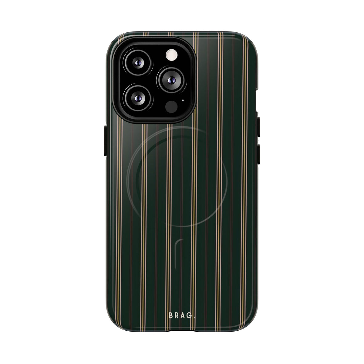 Vintage Pinstripe MagSafe Tough Phone Case — Magnetic Protective Cover