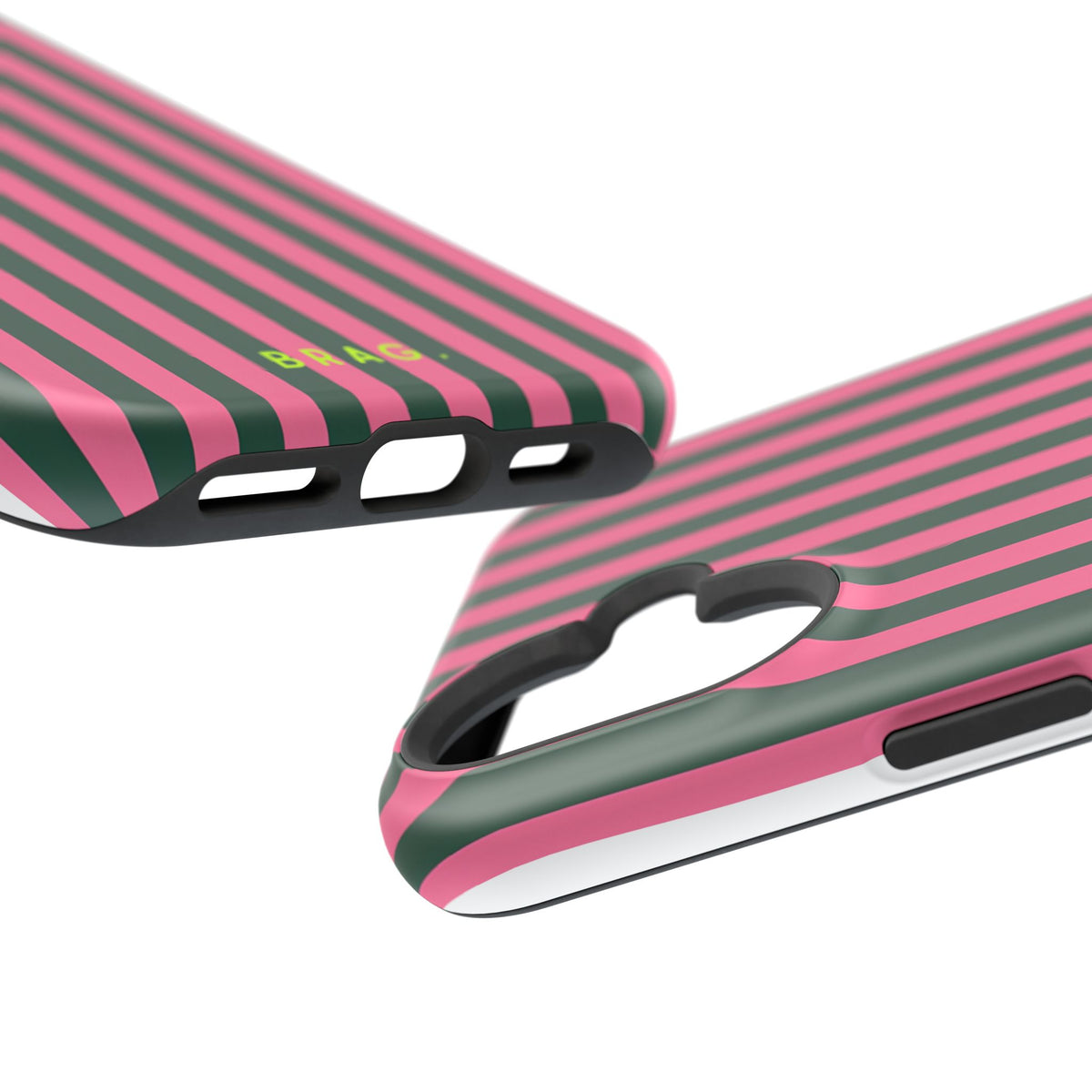 Flamingo Stripe Magnetic Impact-Resistant Phone Case