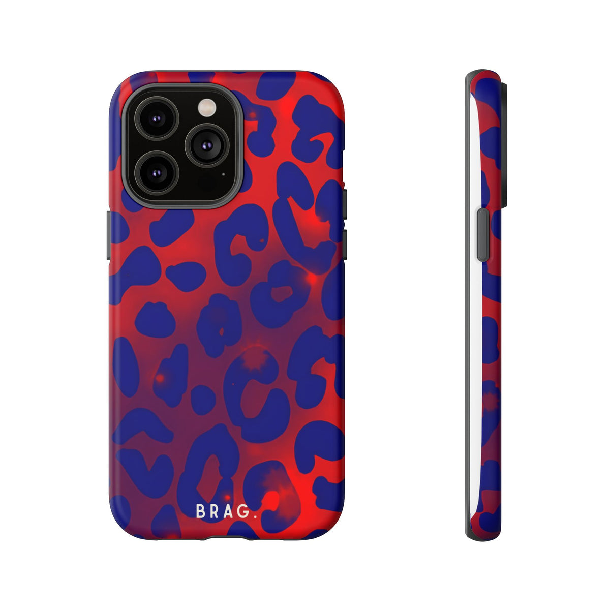 Electric Blue Tough Phone Case – Shockproof Protective iPhone Cover