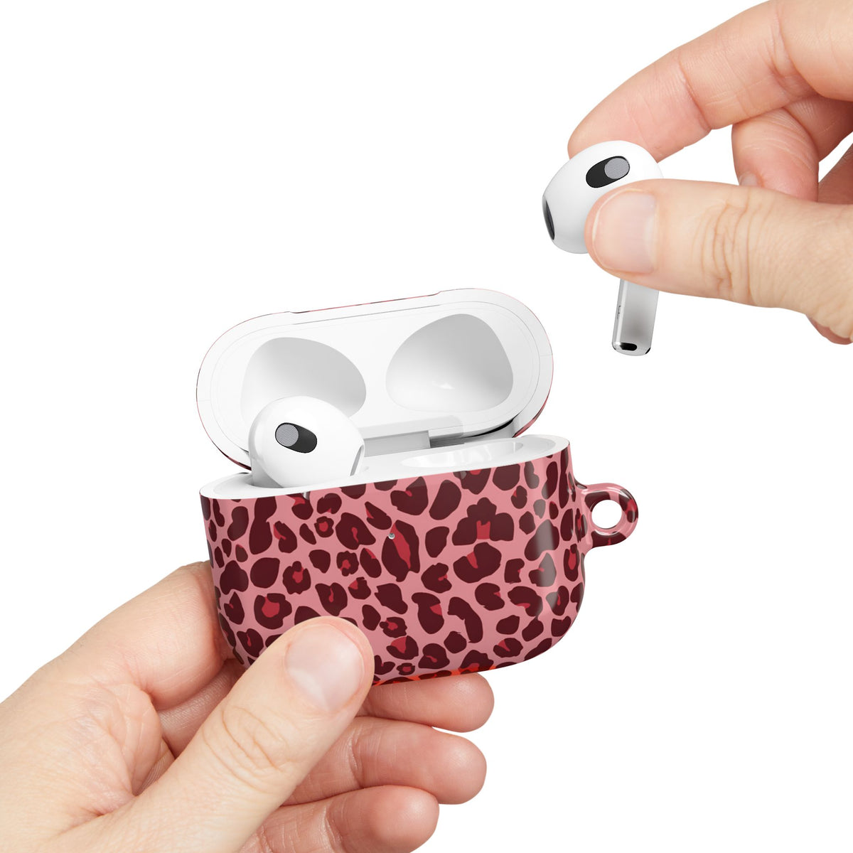 Leopard Love AirPod Case – Slim Protective Charging Case