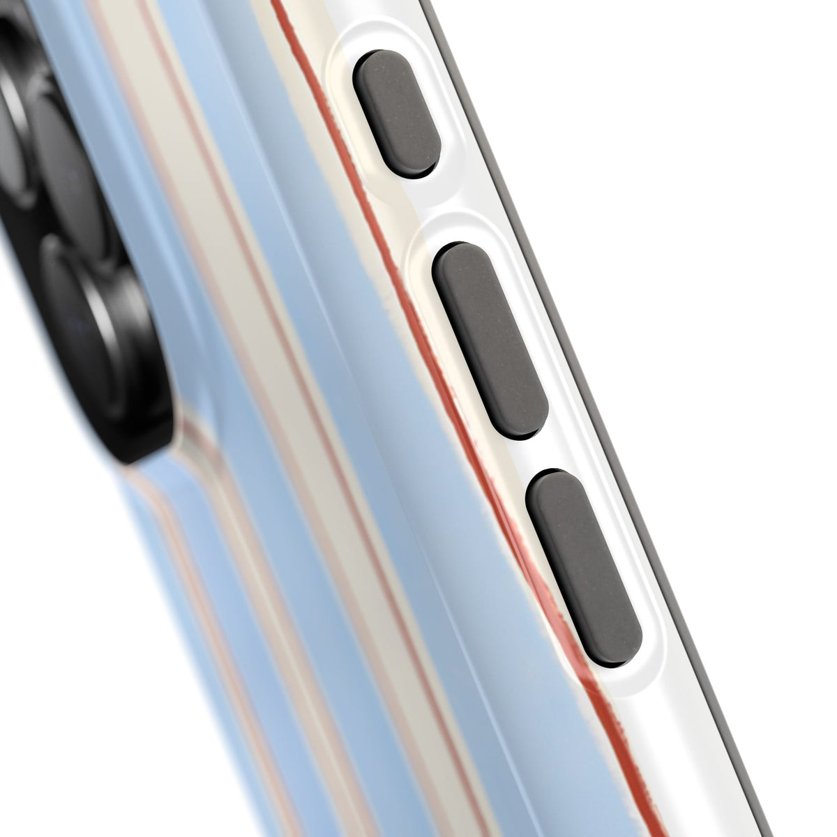Blue Linen Magnetic Impact-Resistant Phone Case