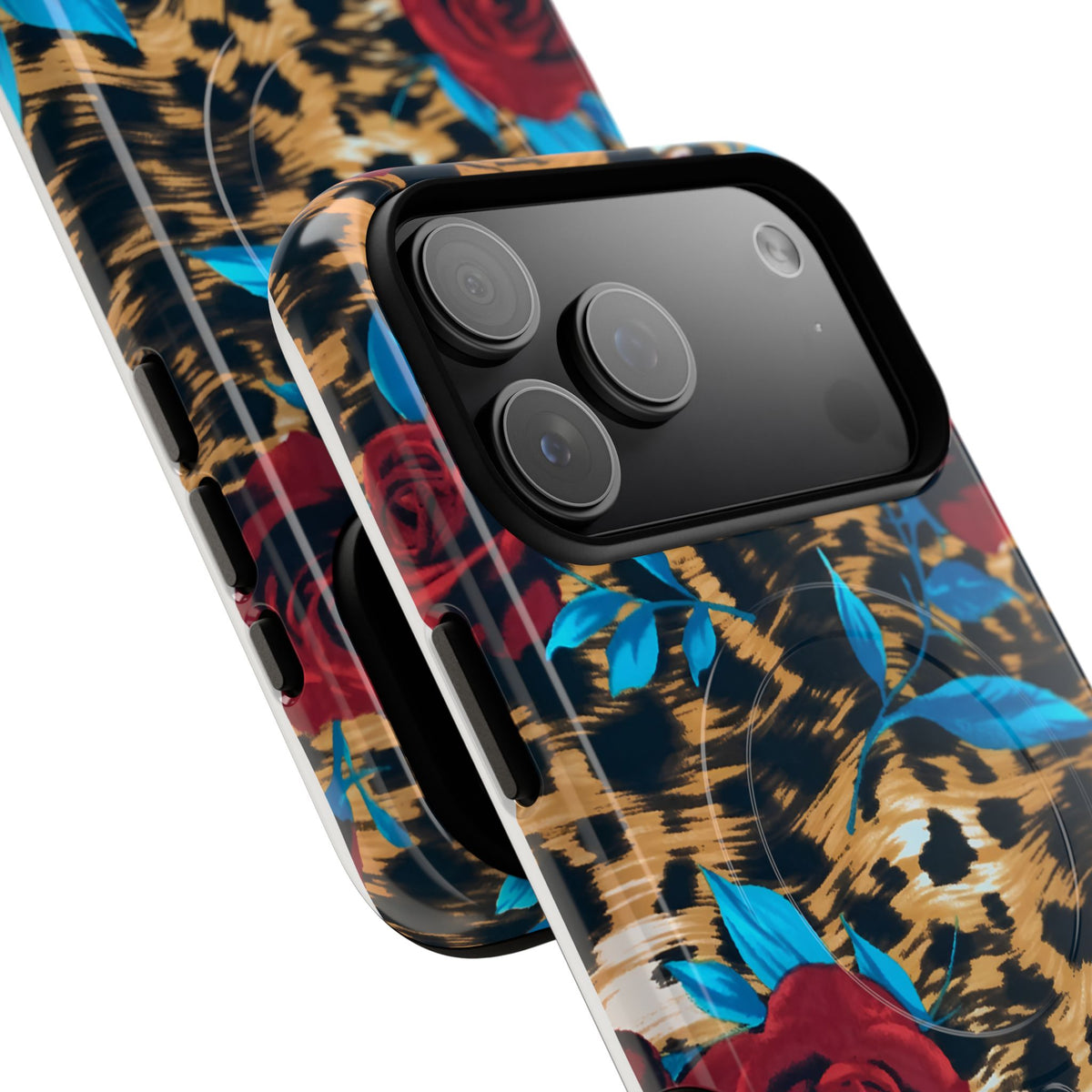 Wild Rose MagSafe Tough Phone Case — Magnetic Protective Cover