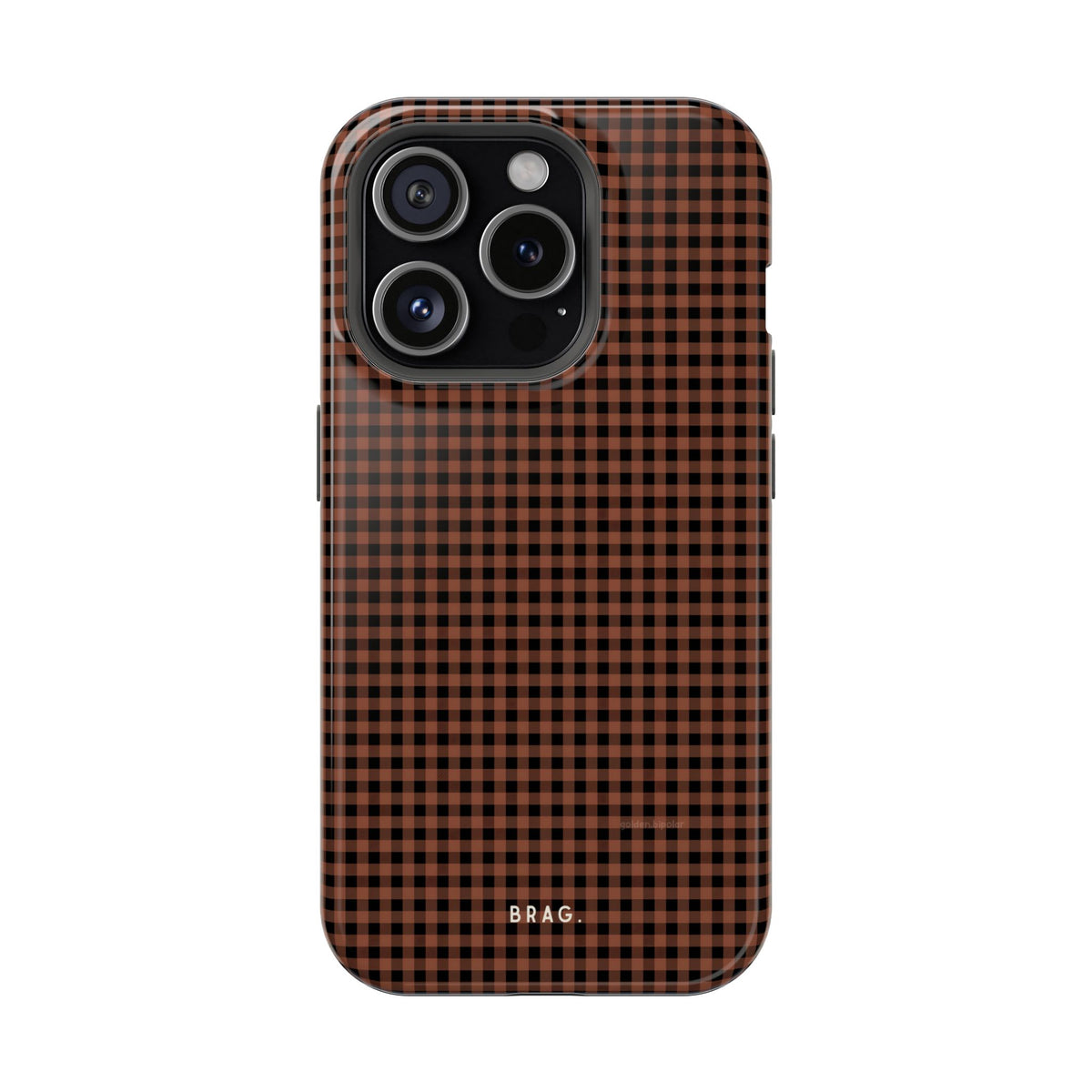 Cafe Check Magnetic Impact-Resistant Phone Case
