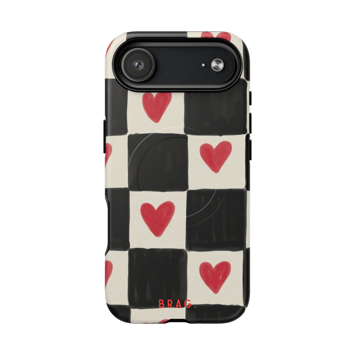 Heart Check MagSafe Tough Phone Case — Magnetic Protective Cover