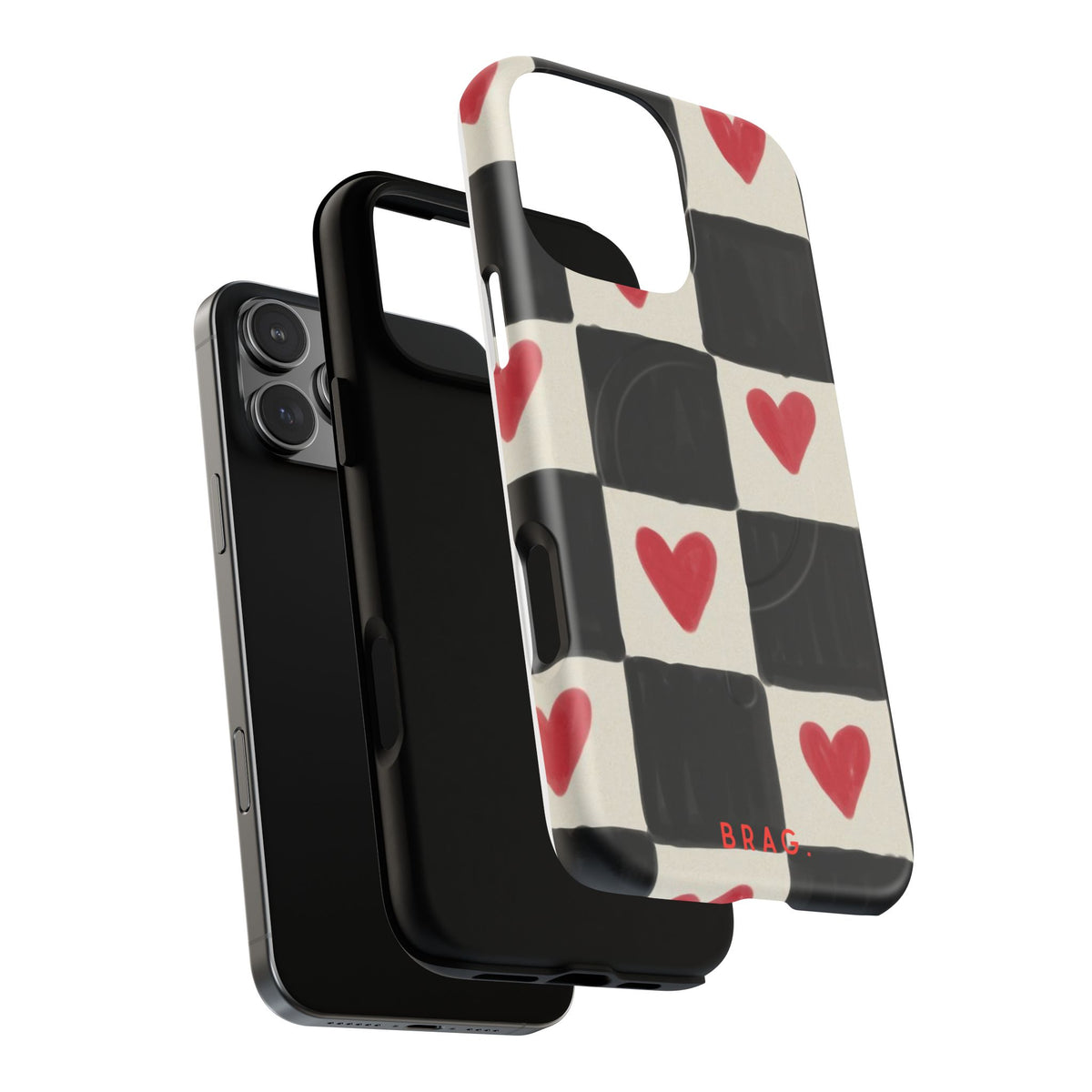 Heart Check MagSafe Tough Phone Case — Magnetic Protective Cover