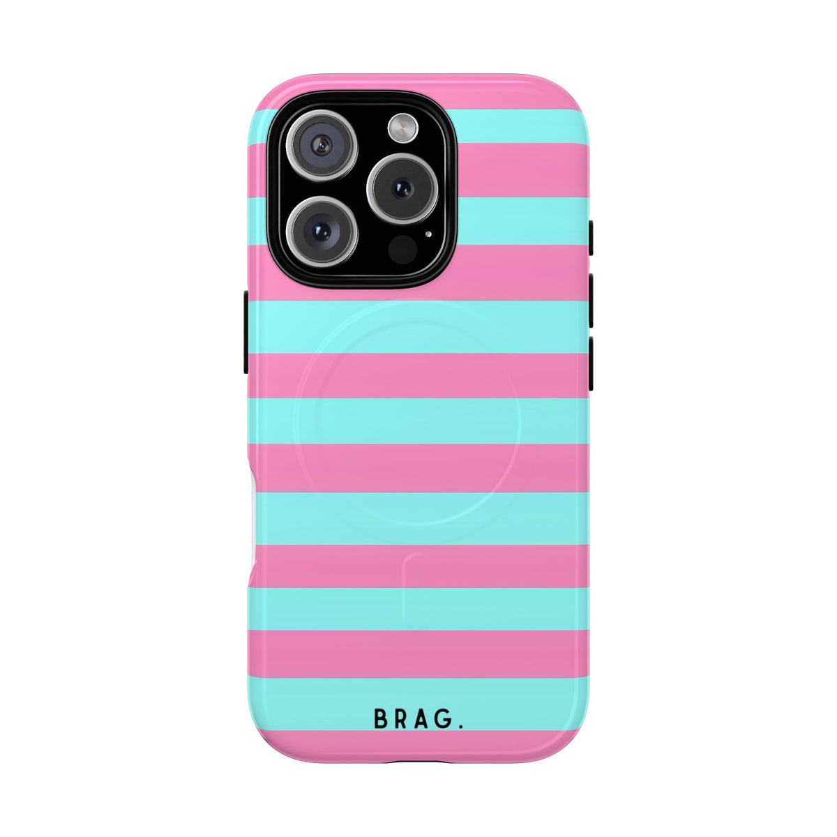 Taffy Stripe MagSafe Tough Phone Case — Magnetic Protective Cover