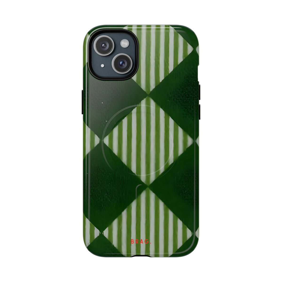 Woven Pattern MagSafe Tough Phone Case — Magnetic Protective Cover
