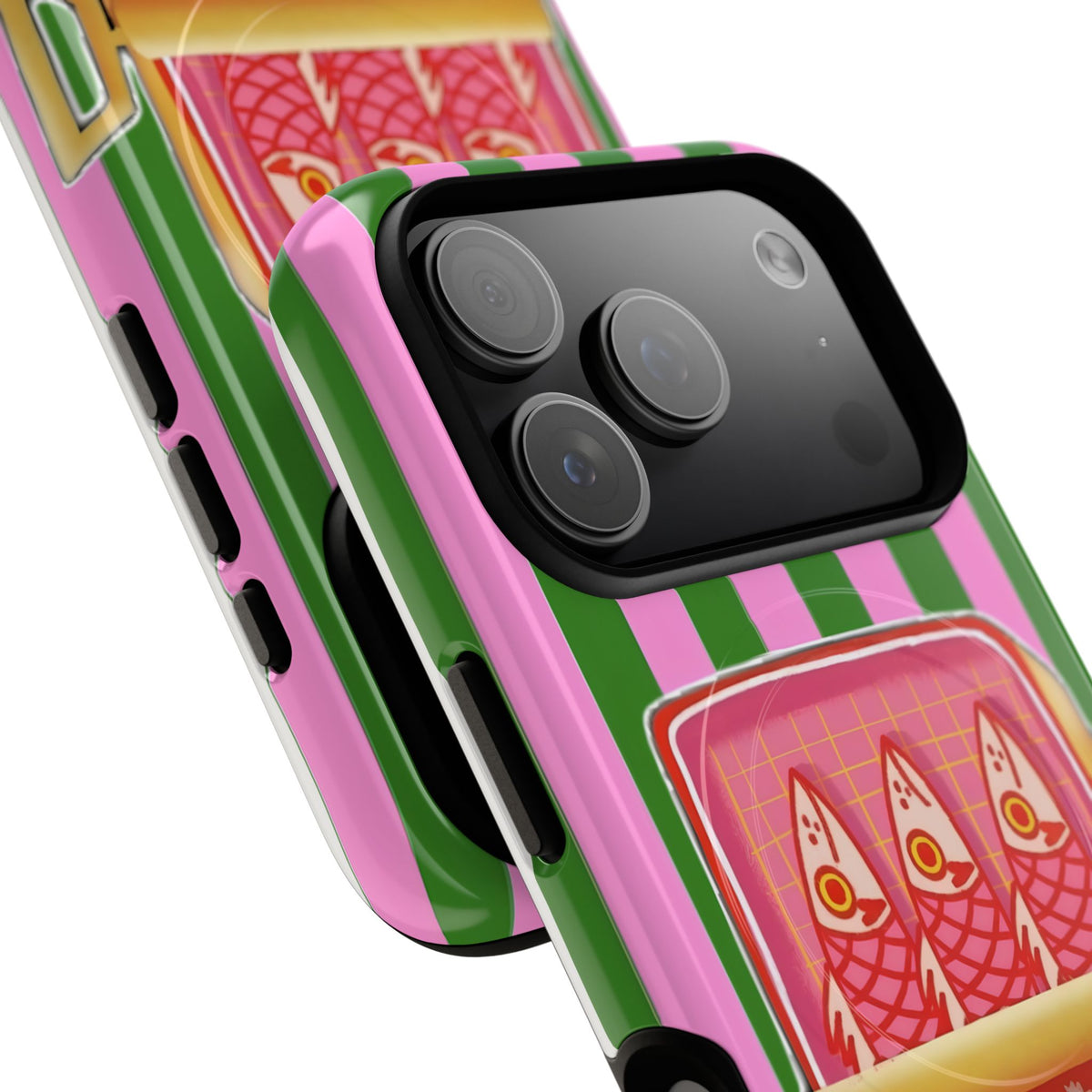 Tinned Pink MagSafe Tough Phone Case — Magnetic Protective Cover
