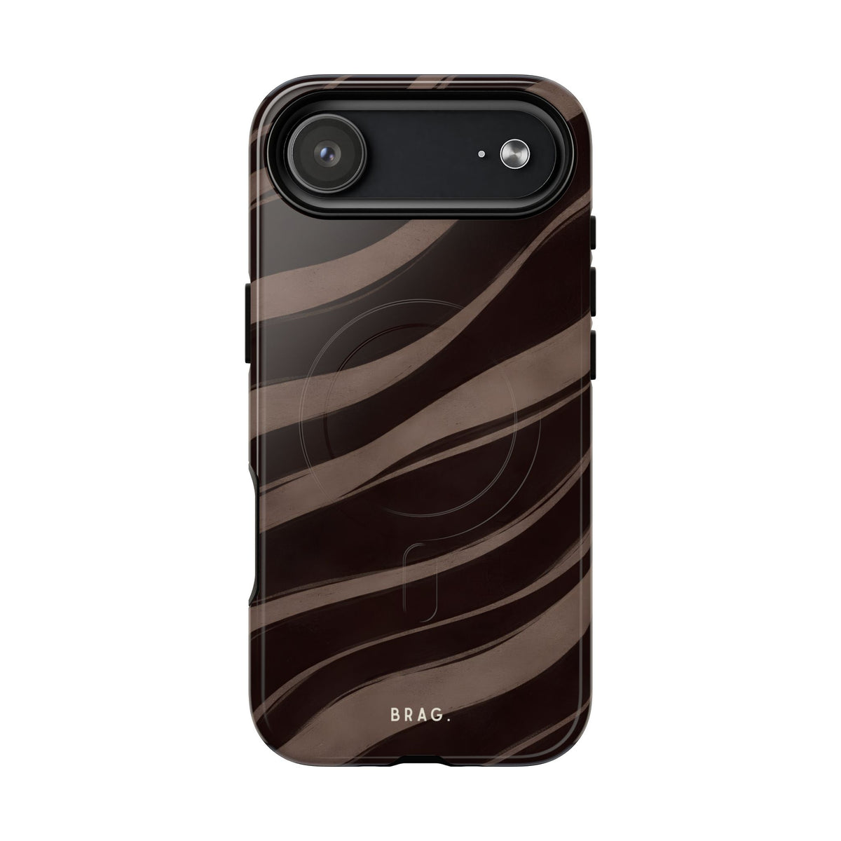 Zebra Wave MagSafe Tough Phone Case — Magnetic Protective Cover