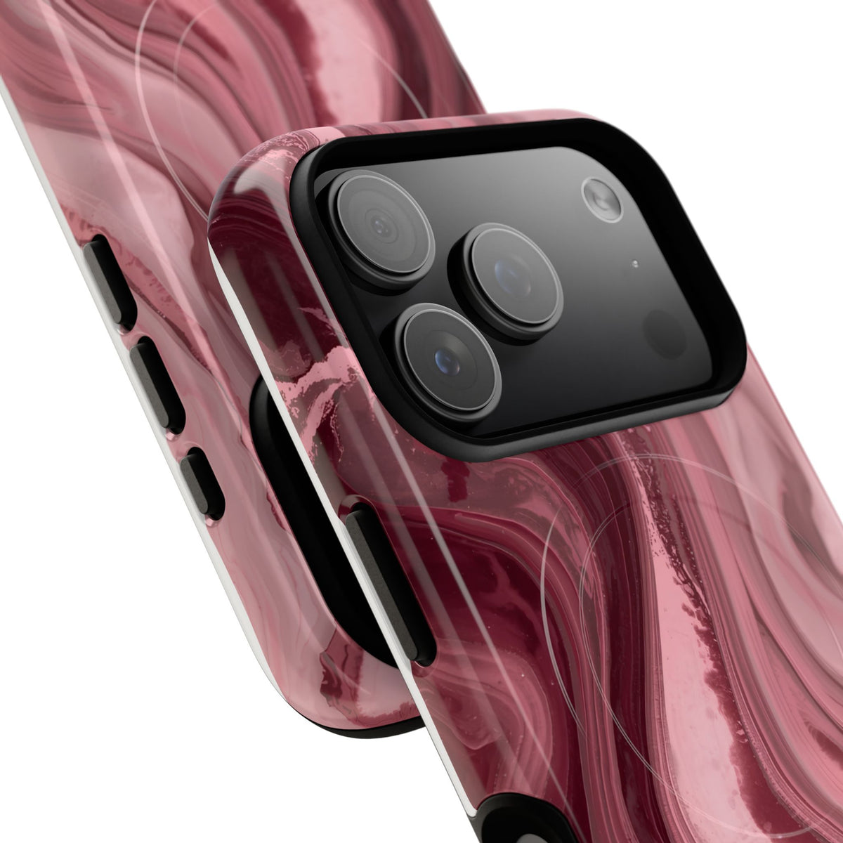 Cherry Smoke MagSafe Tough Phone Case — Magnetic Protective Cover