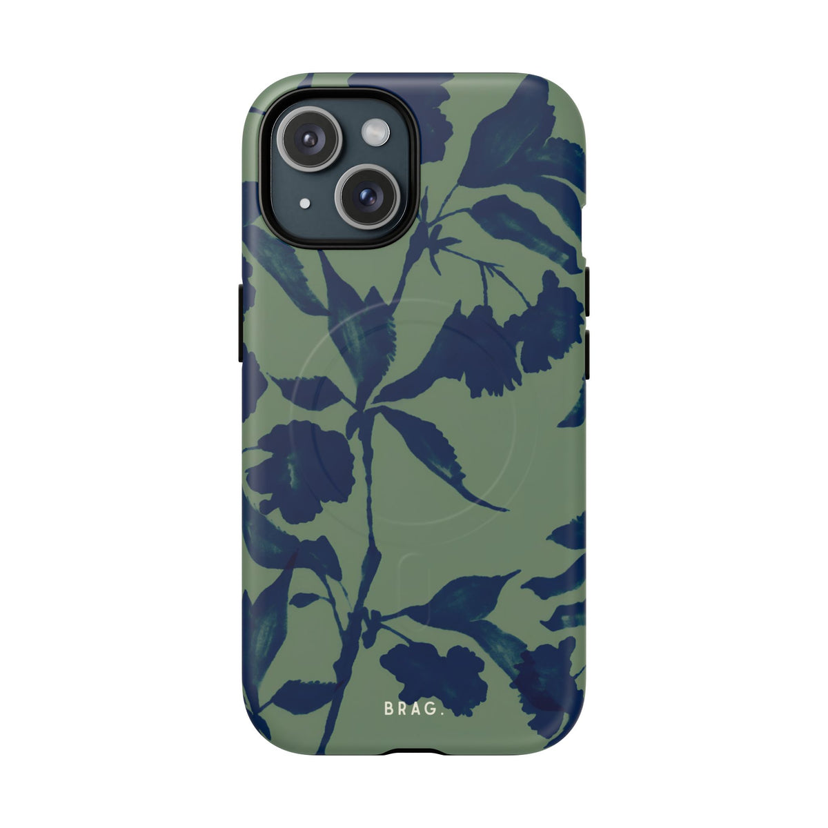 Sage Bloom MagSafe Tough Phone Case — Magnetic Protective Cover