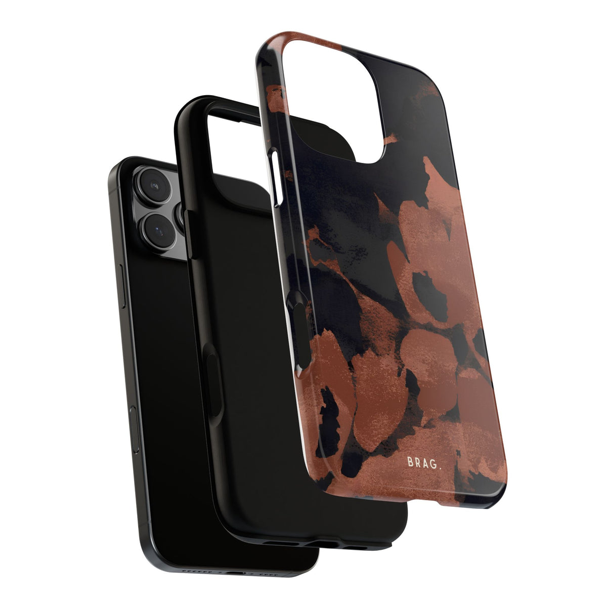 Terracotta Bloom Tough Phone Case – Shockproof Protective iPhone Cover
