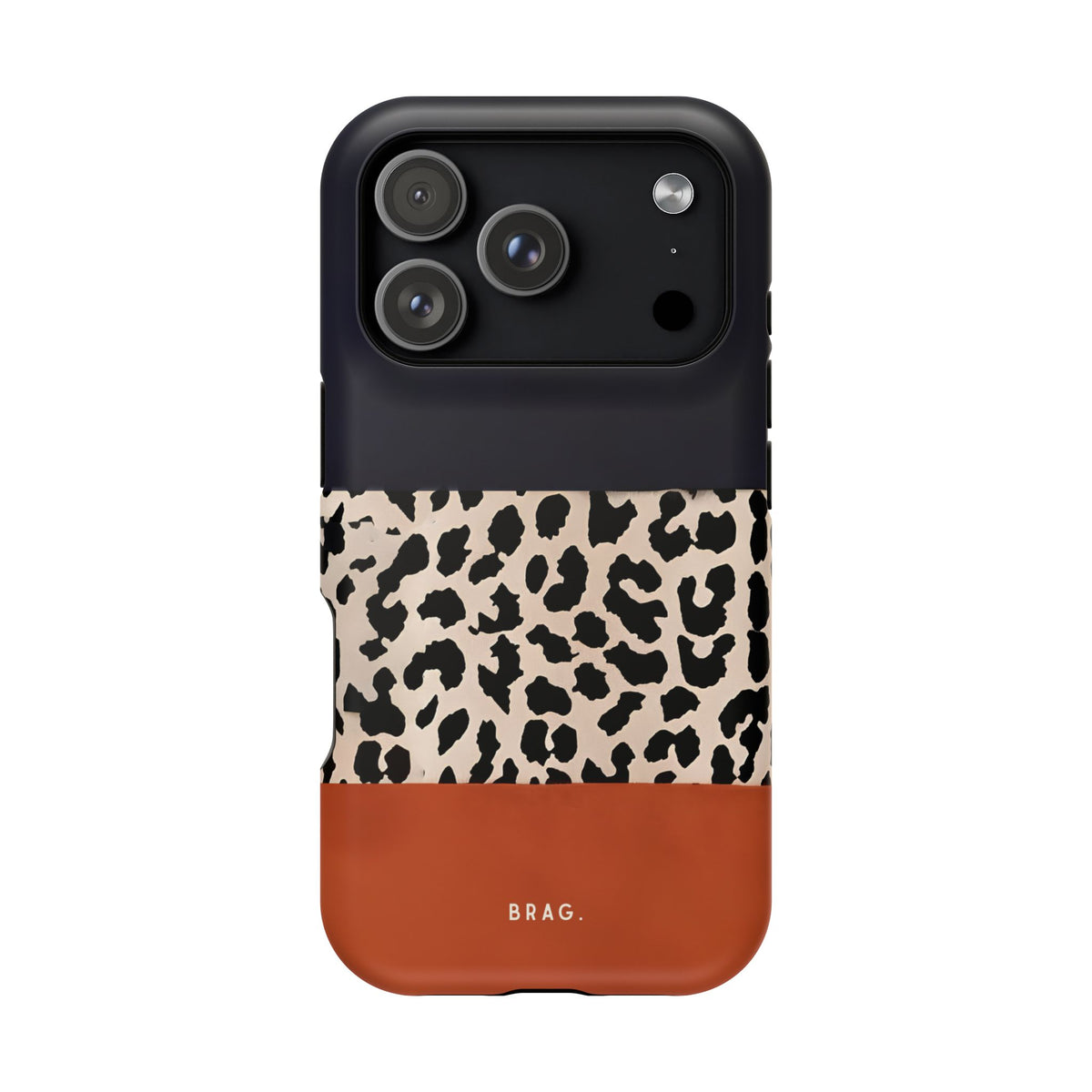 Leopard Block Magnetic Impact-Resistant Phone Case