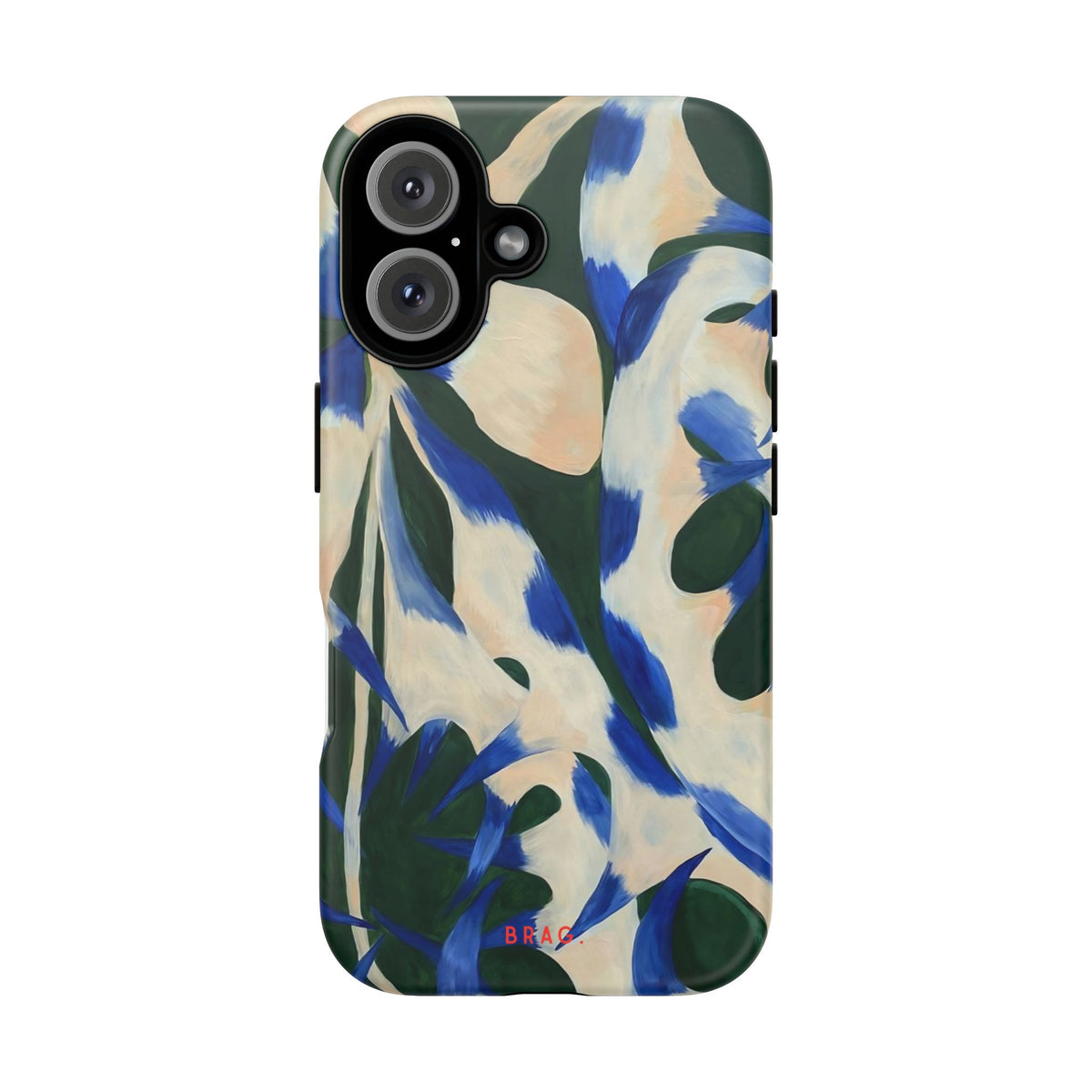 Blue Garden Tough Phone Case – Shockproof Protective iPhone Cover