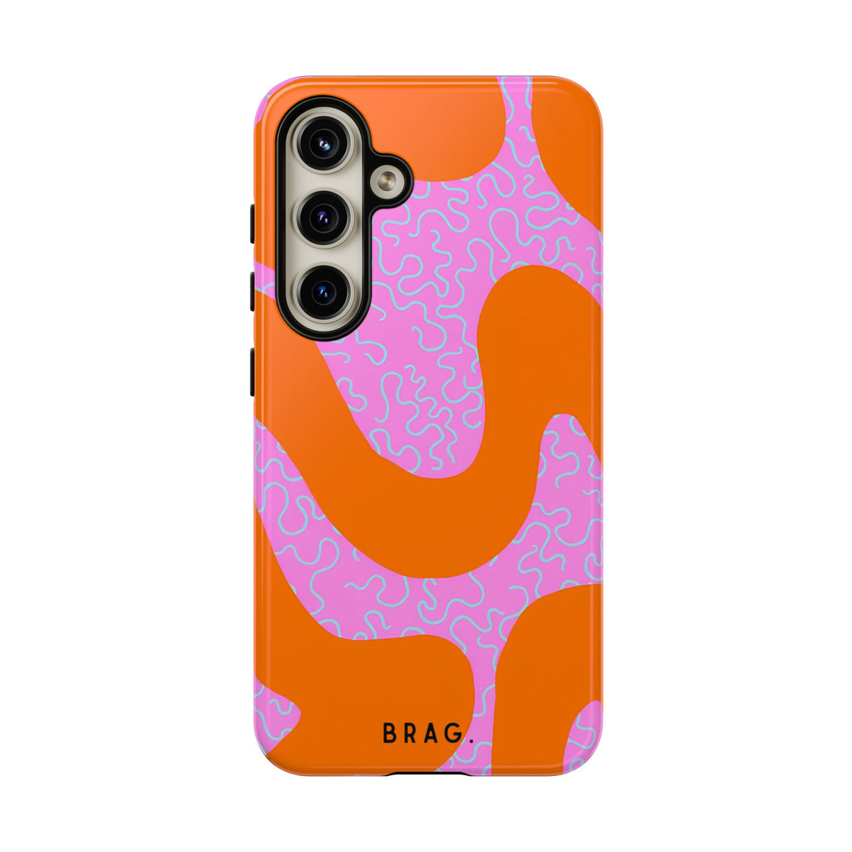 Coral Kiss Tough Phone Case – Shockproof Protective iPhone Cover