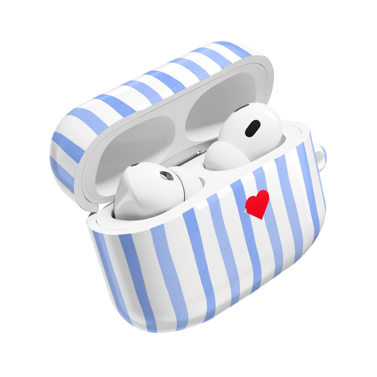 Blue Heart AirPod Case – Slim Protective Charging Case