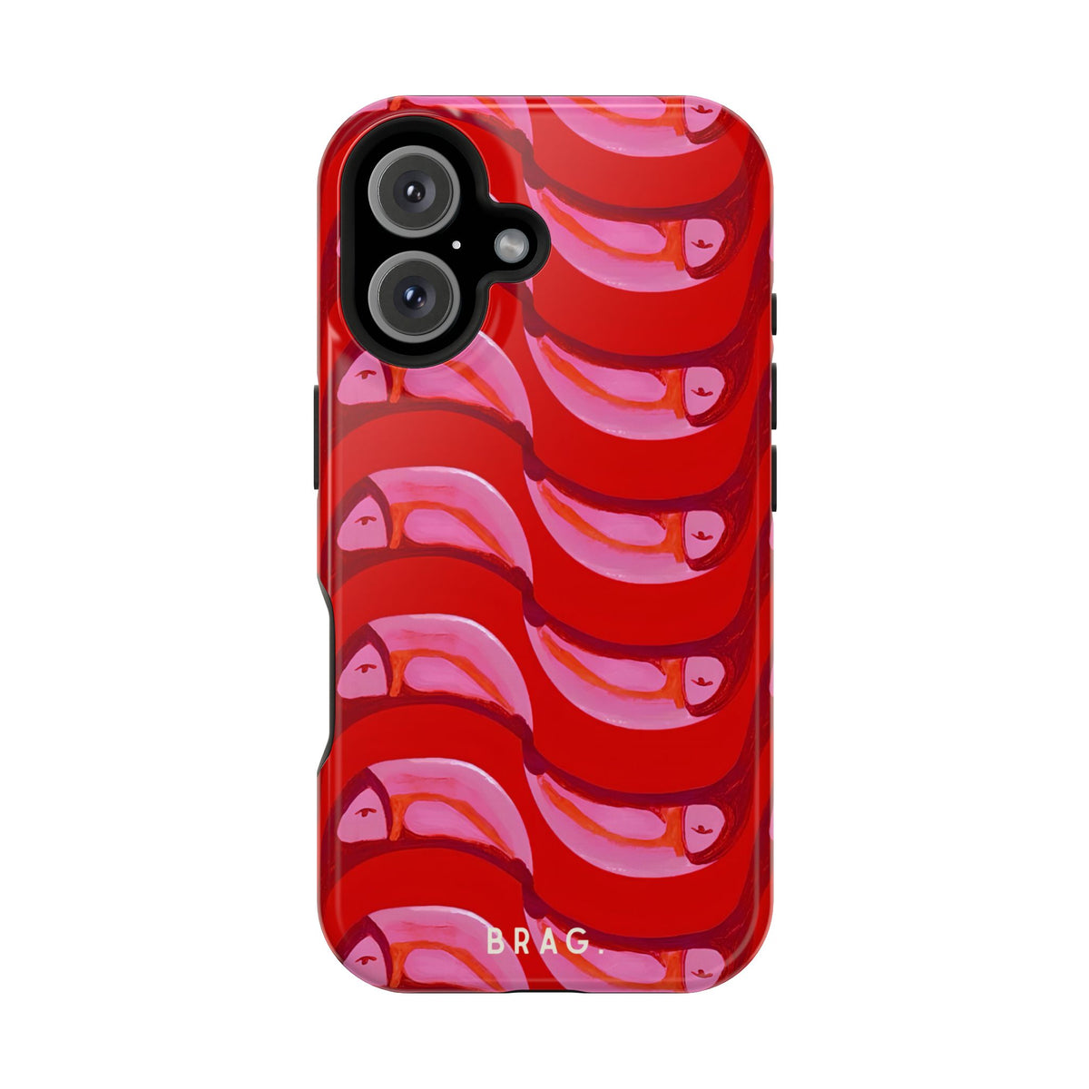 Pink Current Magnetic Impact-Resistant Phone Case