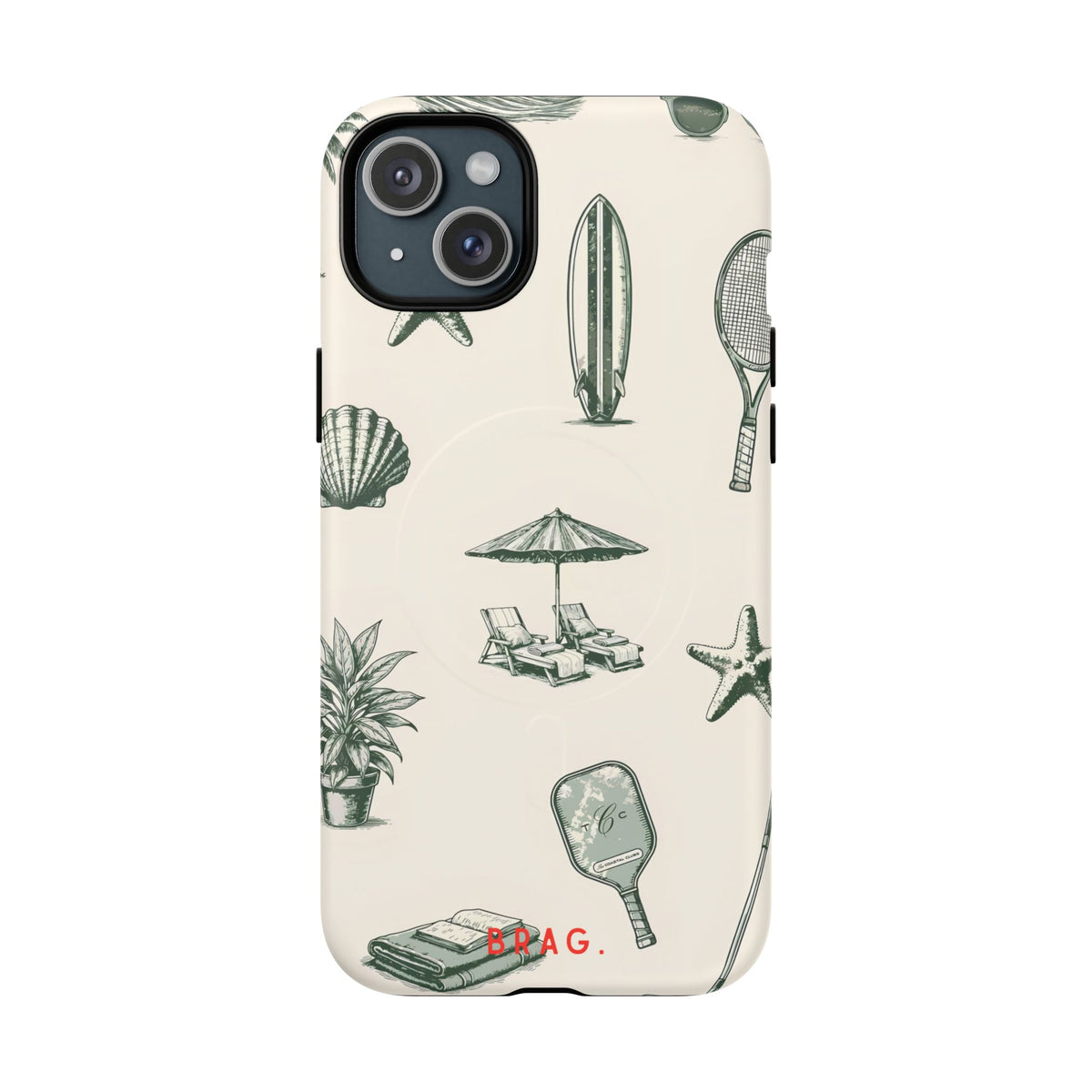Beach Club MagSafe Tough Phone Case — Magnetic Protective Cover