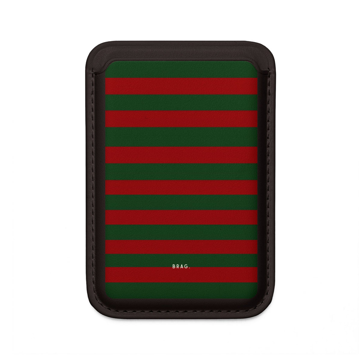 Racing Green MagSafe Vegan Wallet — Slim Phone Card Holder