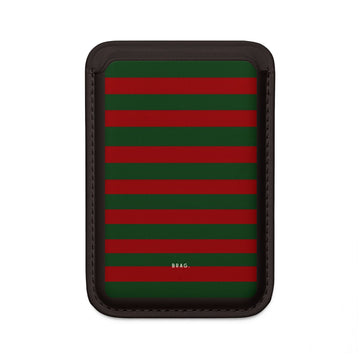 Racing Green MagSafe Vegan Wallet — Slim Phone Card Holder