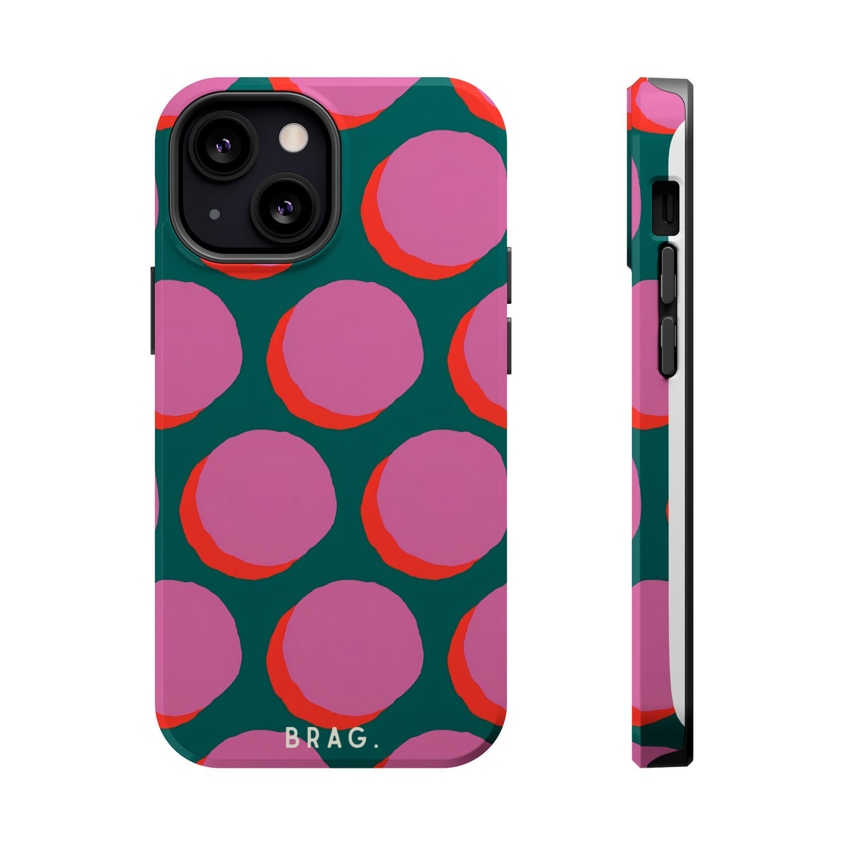 Pink Moon Magnetic Impact-Resistant Phone Case