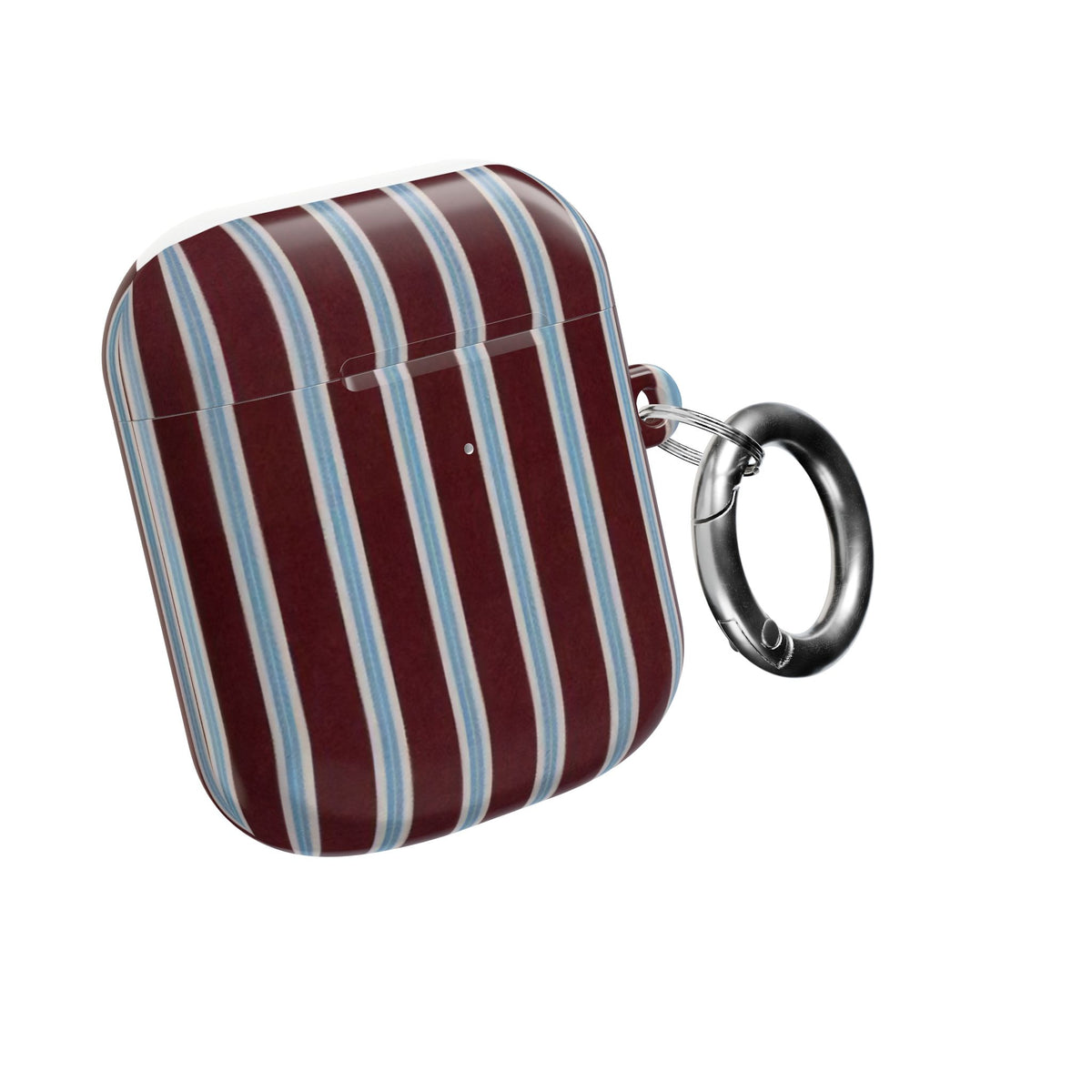 Maroon Lines AirPod Case – Slim Protective Charging Case