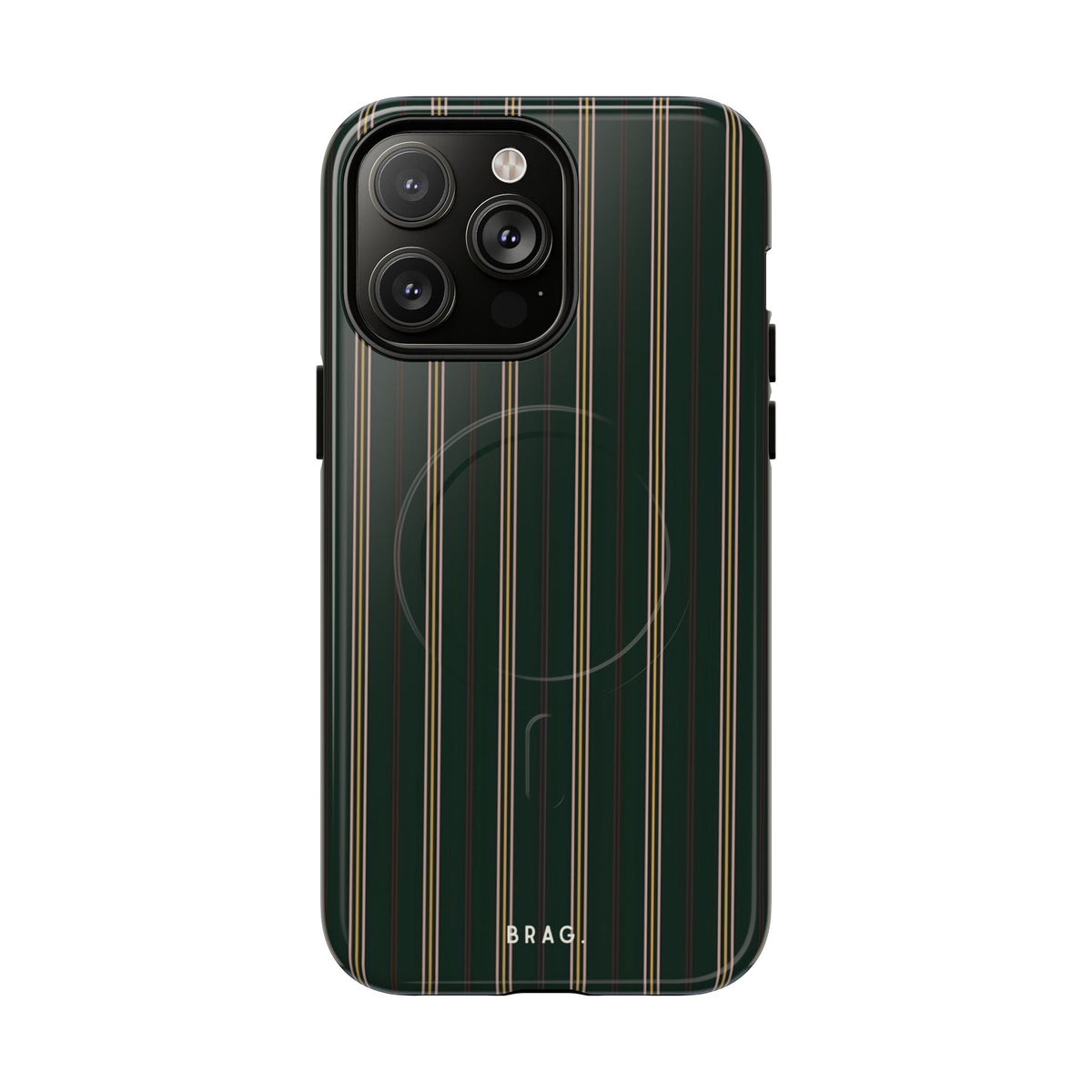 Vintage Pinstripe MagSafe Tough Phone Case — Magnetic Protective Cover