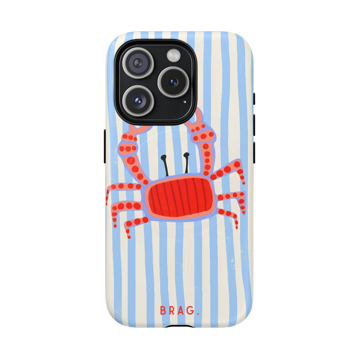 Azure Crab MagSafe Tough Phone Case — Magnetic Protective Cover