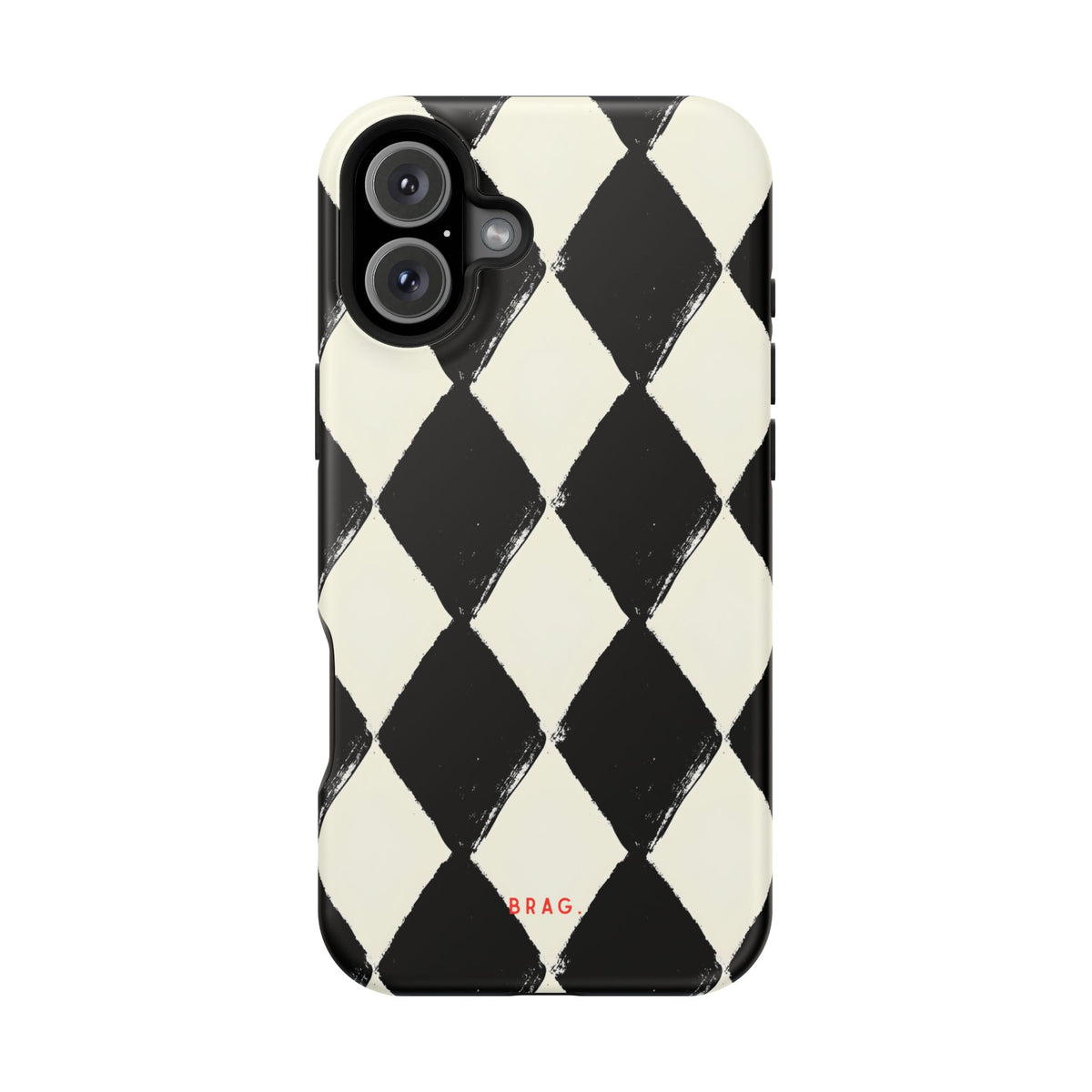 Ivory Harlequin Magnetic Impact-Resistant Phone Case