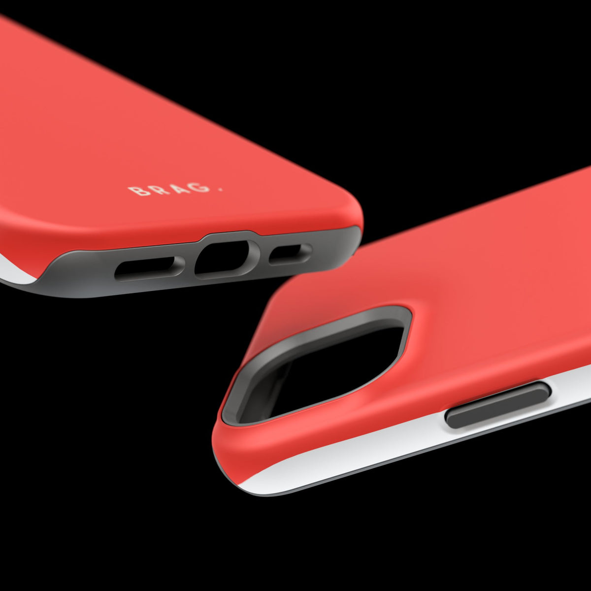 Brag Red Magnetic Impact-Resistant Phone Case