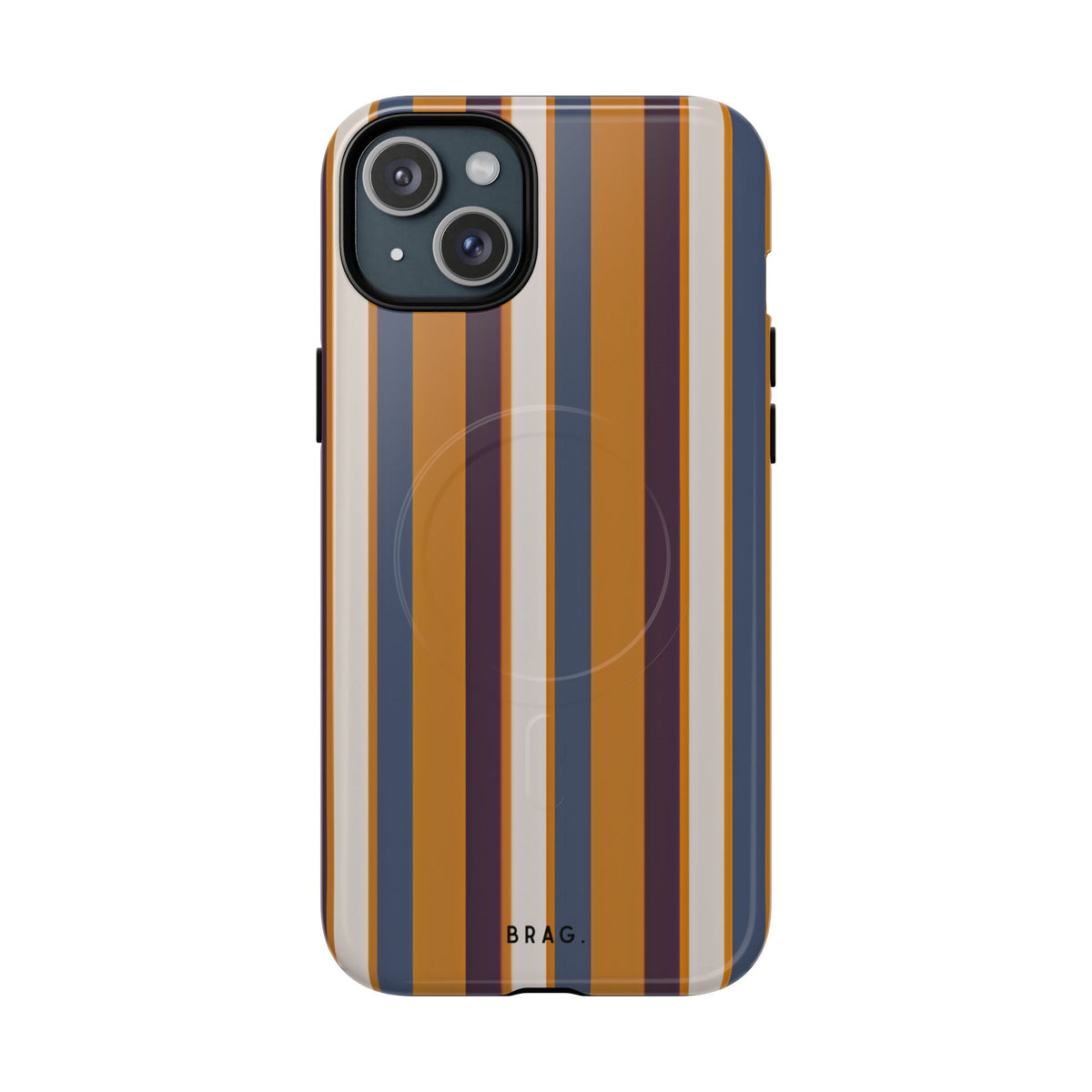 Sunset Stripe MagSafe Tough Phone Case — Magnetic Protective Cover