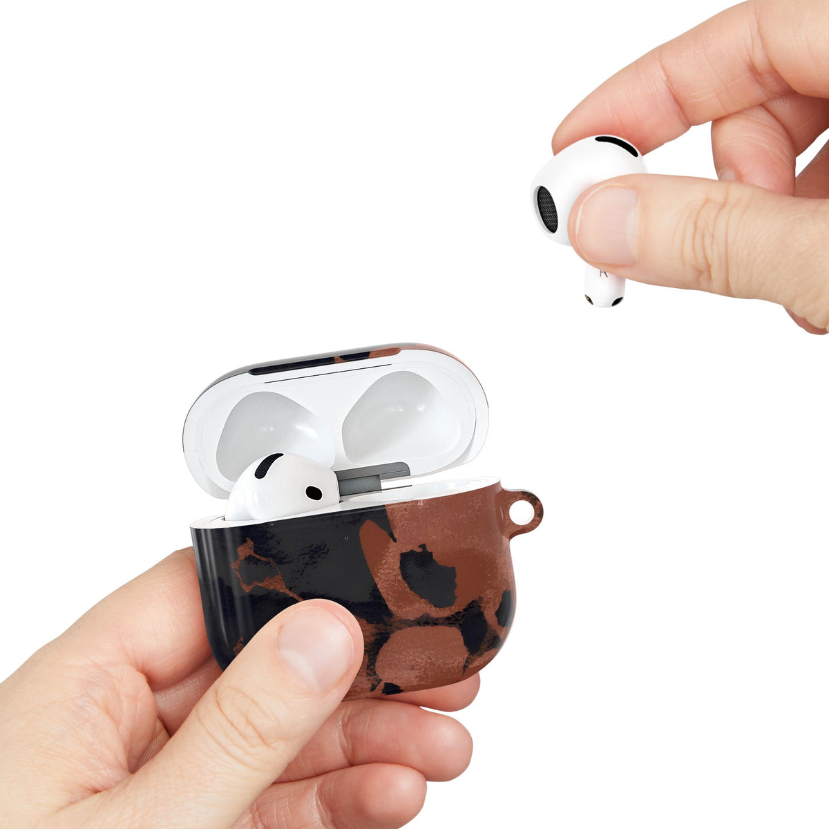 Terracotta Bloom AirPod Case – Slim Protective Charging Case