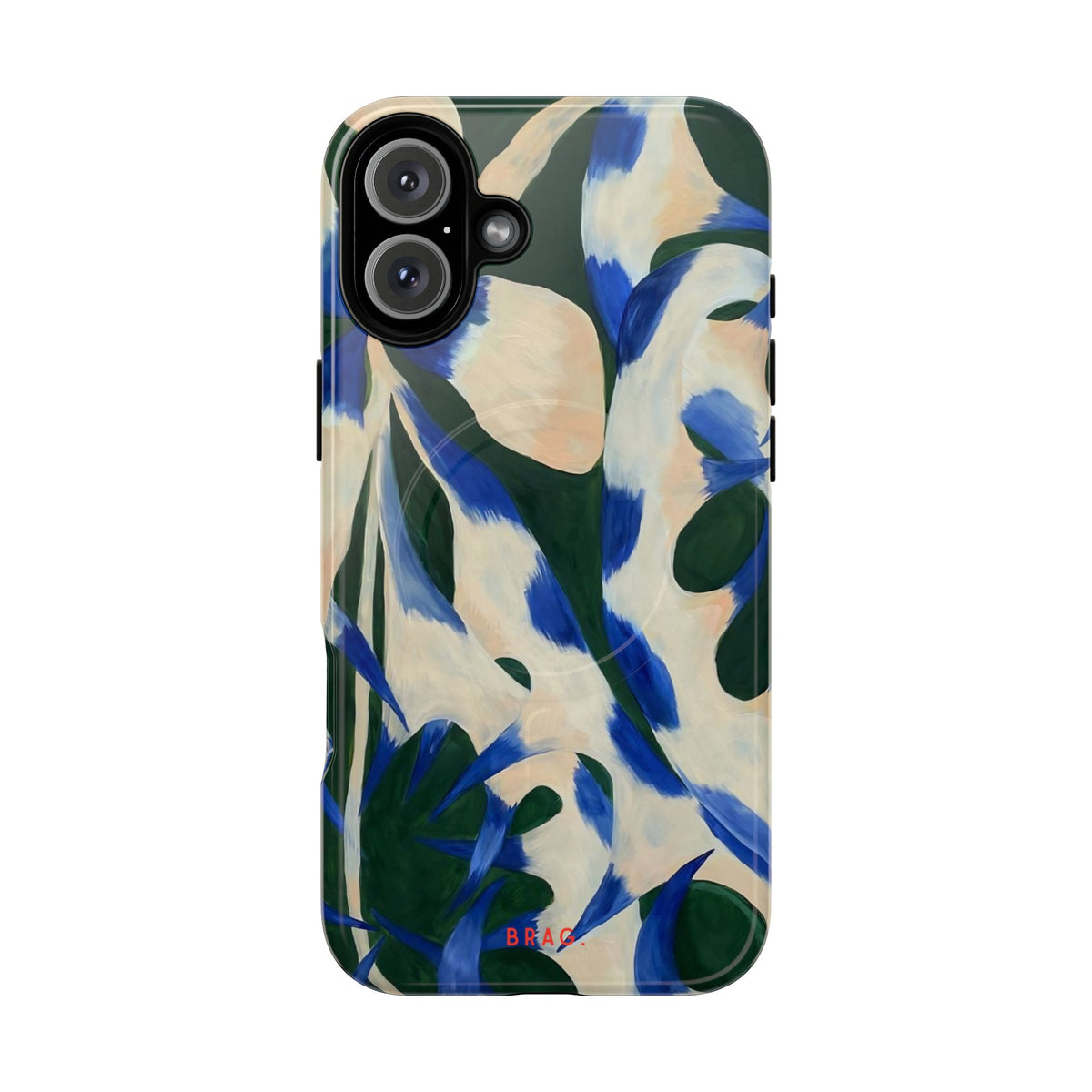 Blue Garden MagSafe Tough Phone Case — Magnetic Protective Cover