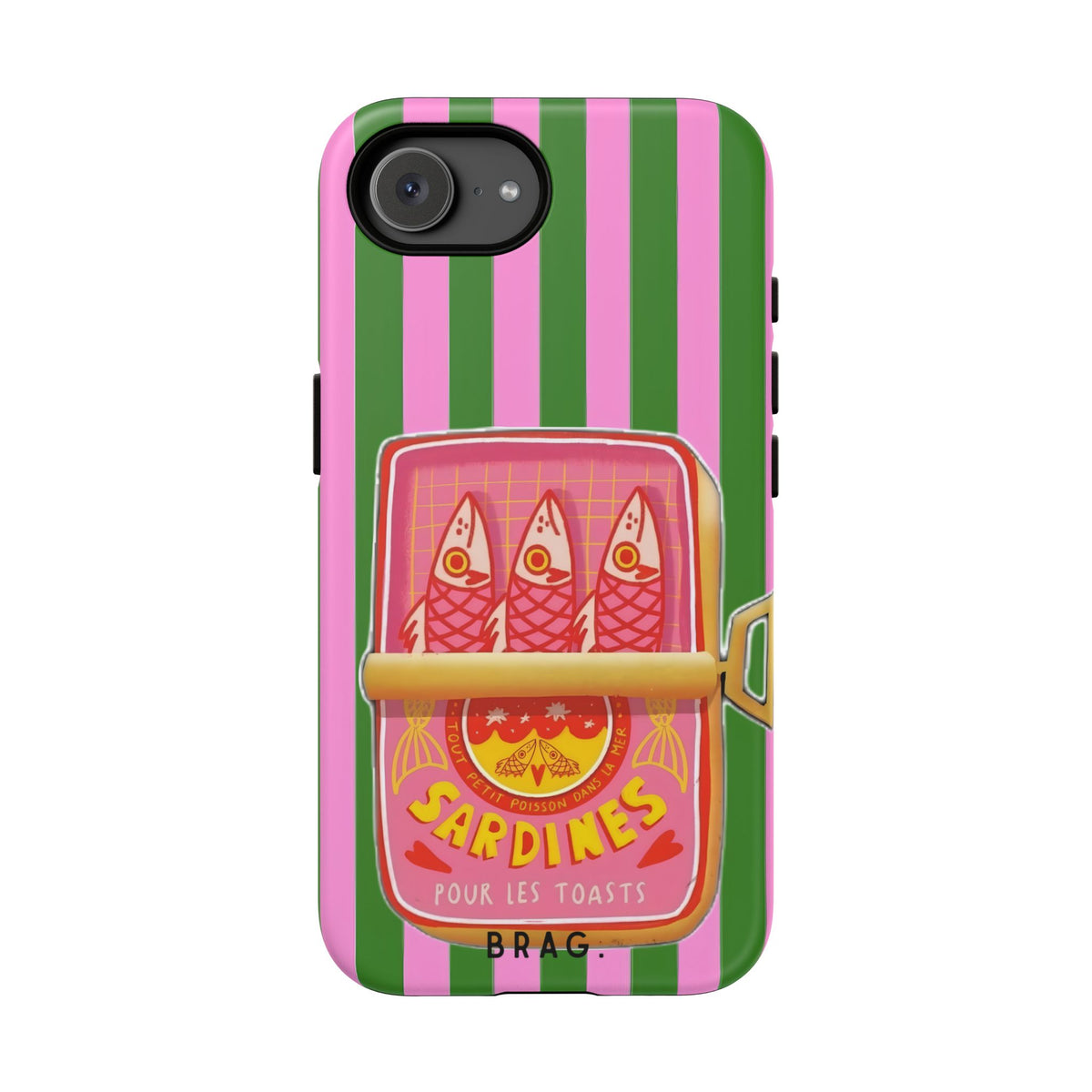 Tinned Pink Tough Phone Case – Shockproof Protective iPhone Cover