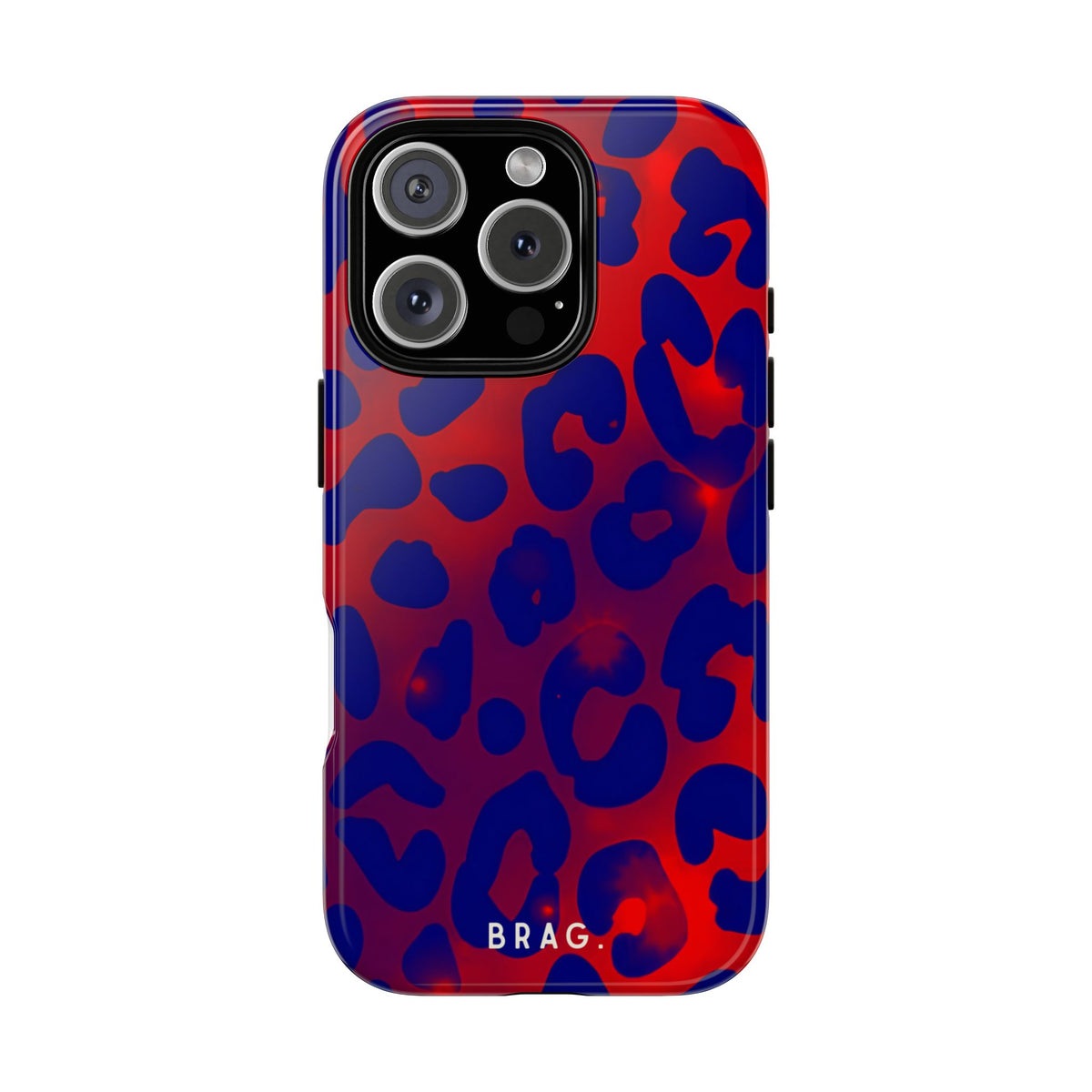 Electric Blue Tough Phone Case – Shockproof Protective iPhone Cover