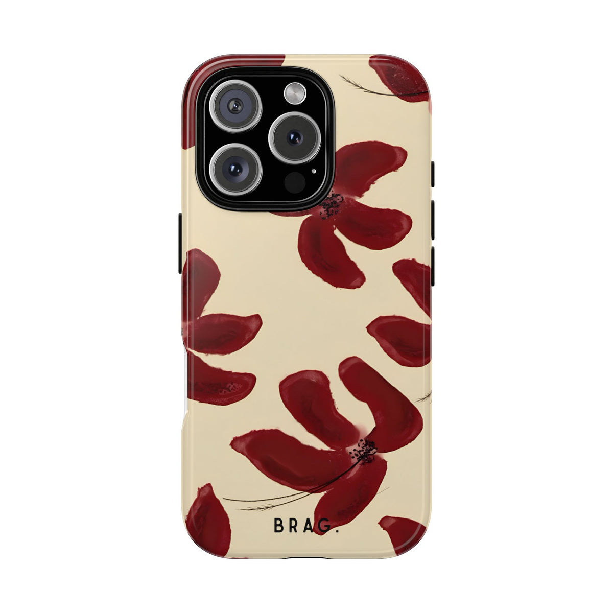 Cherry Bloom Tough Phone Case – Shockproof Protective iPhone Cover