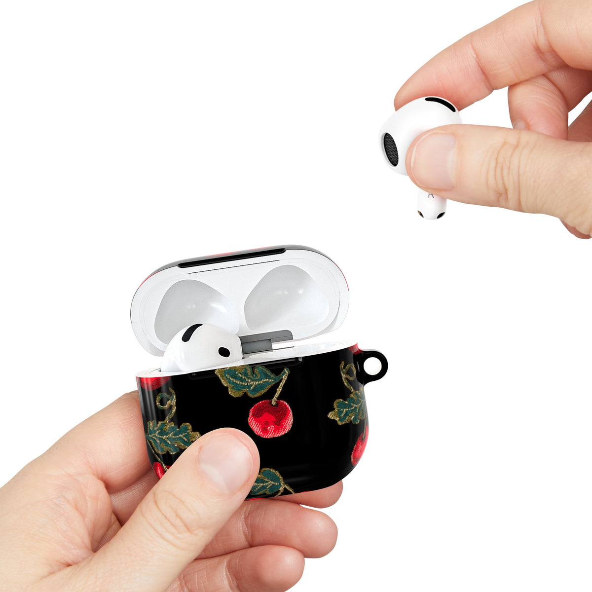 Cherry Bomb AirPod Case – Slim Protective Charging Case