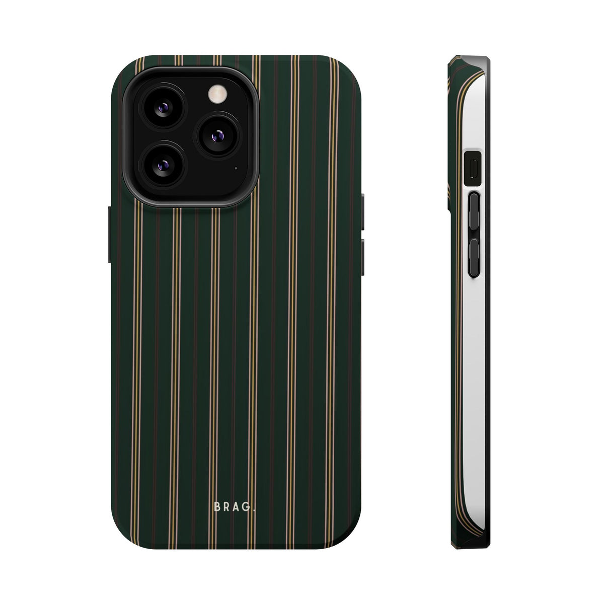 Vintage Pinstripe Magnetic Impact-Resistant Phone Case