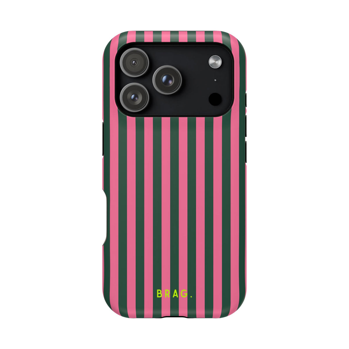 Flamingo Stripe Magnetic Impact-Resistant Phone Case