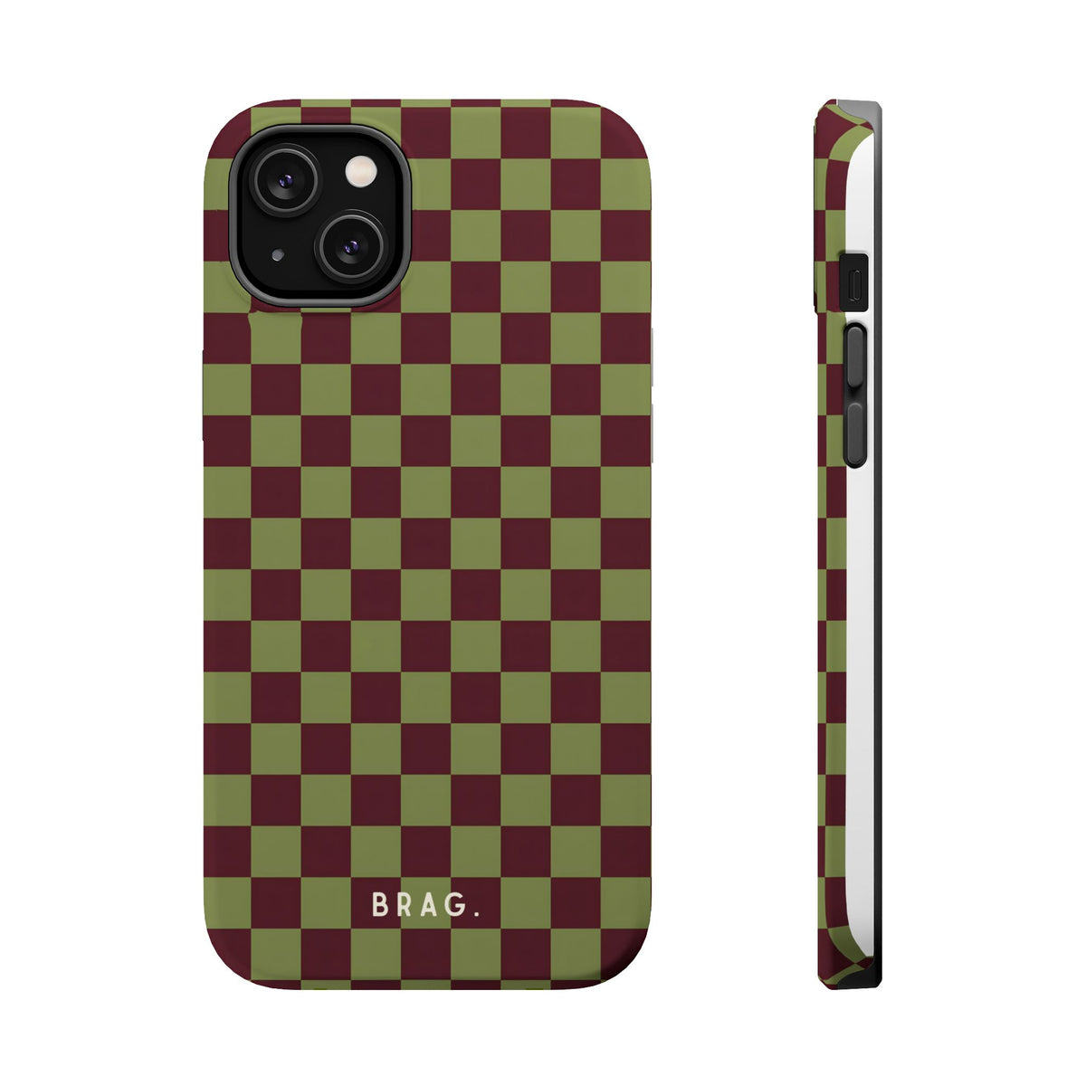 Lucky Check Magnetic Impact-Resistant Phone Case