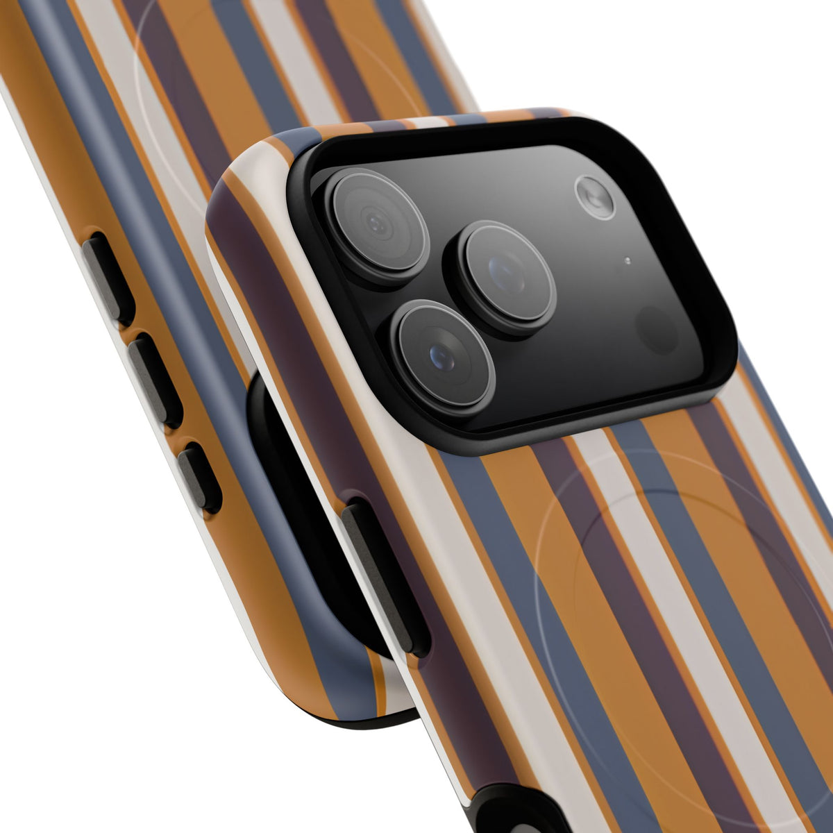 Sunset Stripe MagSafe Tough Phone Case — Magnetic Protective Cover