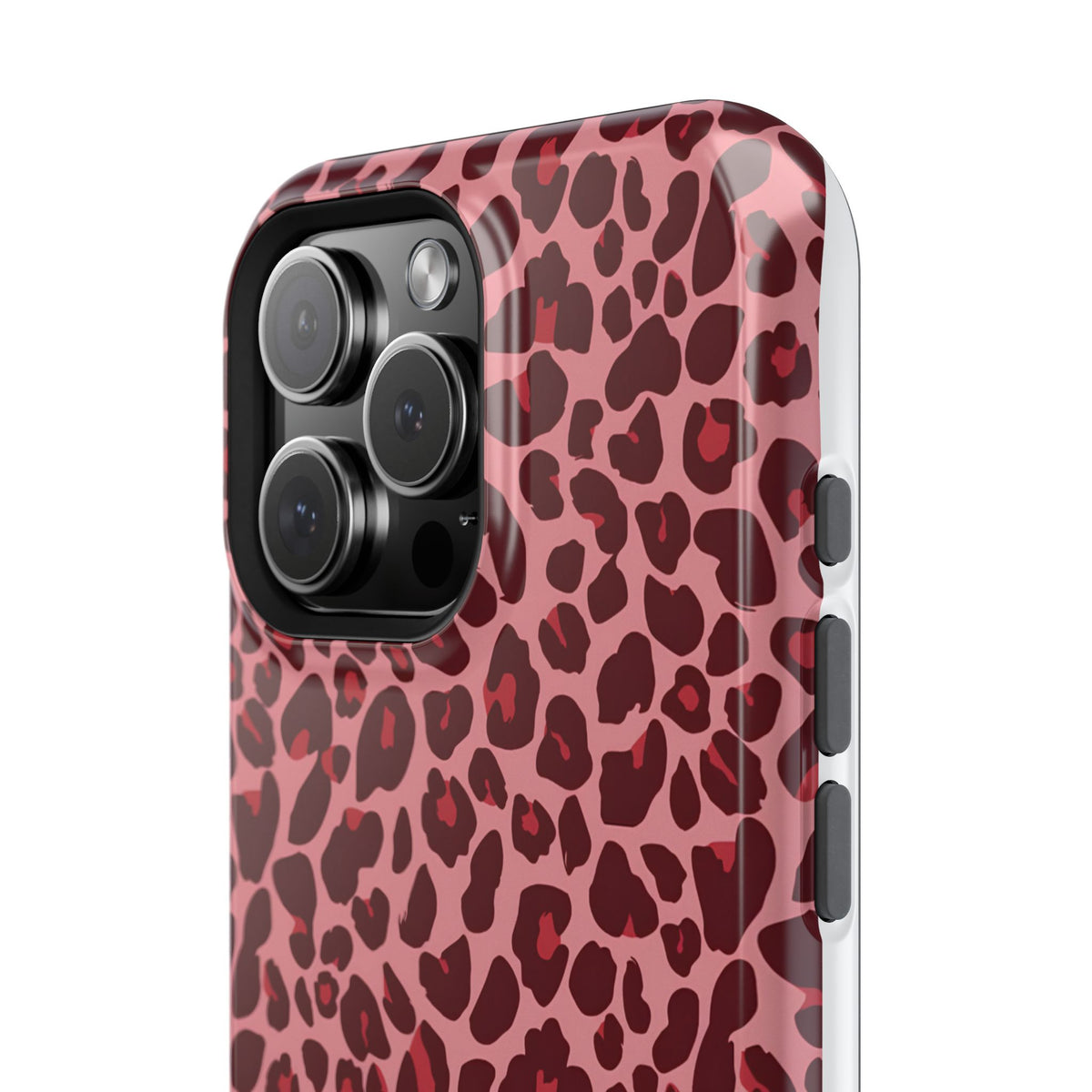 Leopard Love Magnetic Impact-Resistant Phone Case