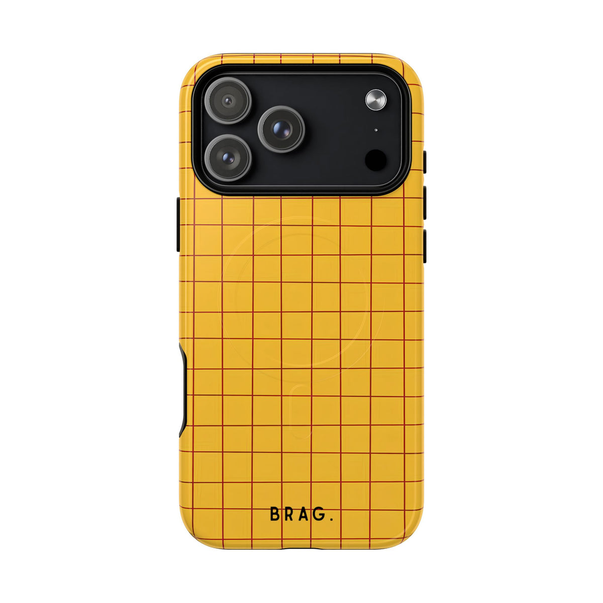 Cheese Grid MagSafe Tough Phone Case — Magnetic Protective Cover