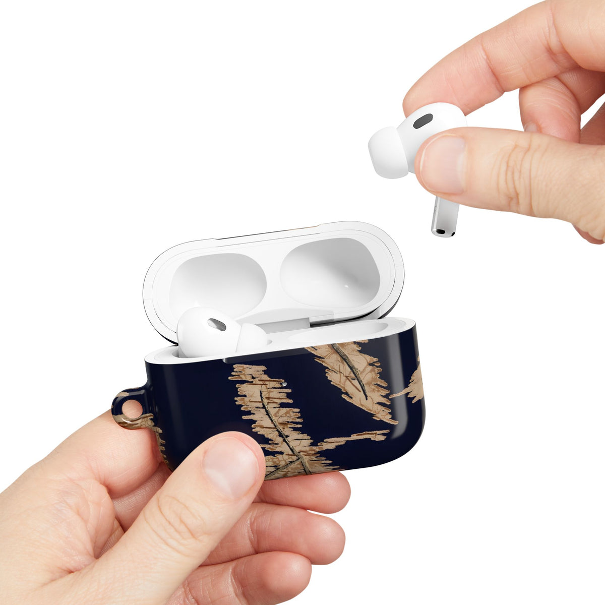Golden Fern AirPod Case – Slim Protective Charging Case