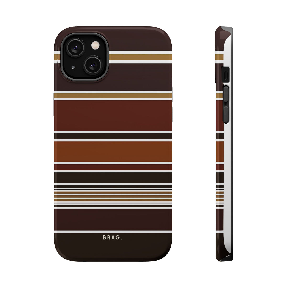Cocoa Line Magnetic Impact-Resistant Phone Case