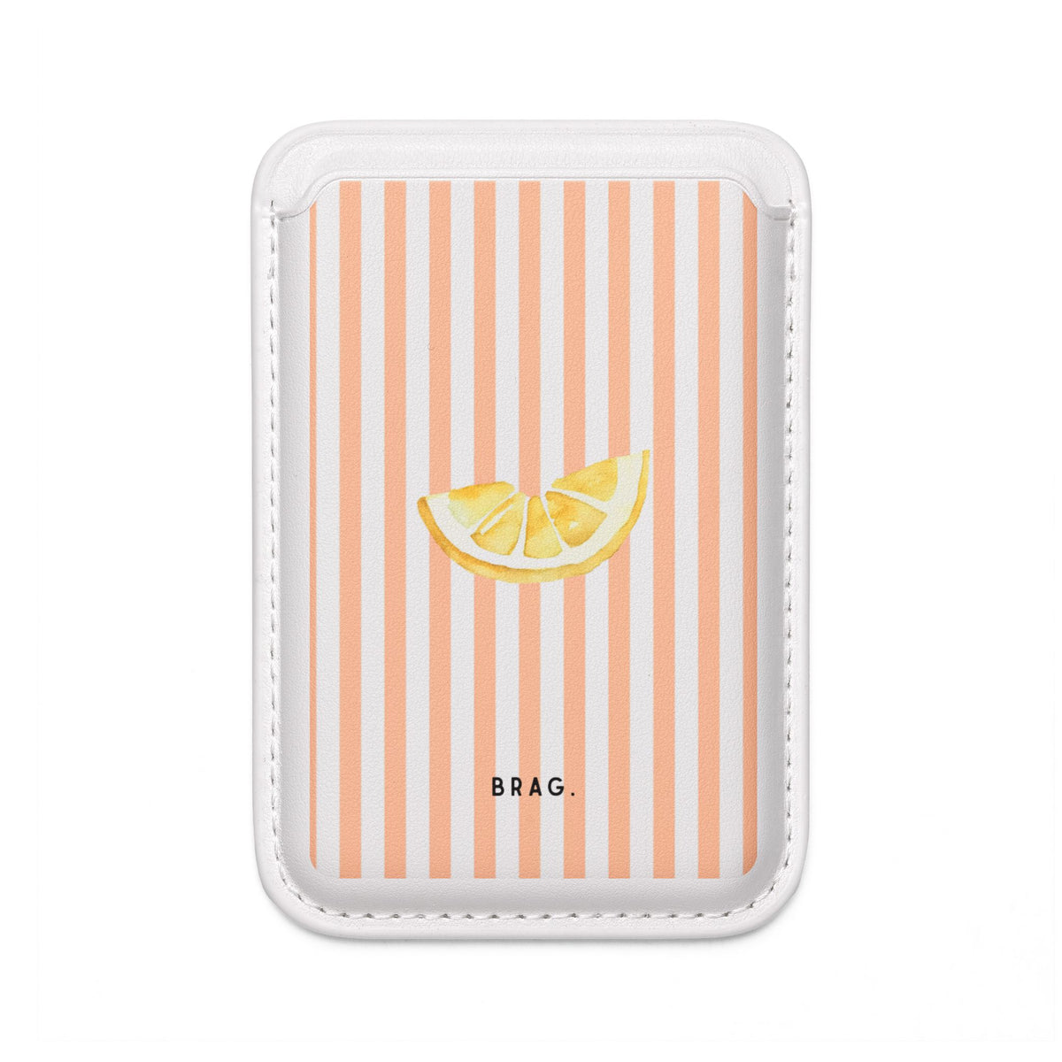 Citrus Bloom MagSafe Vegan Wallet — Slim Phone Card Holder