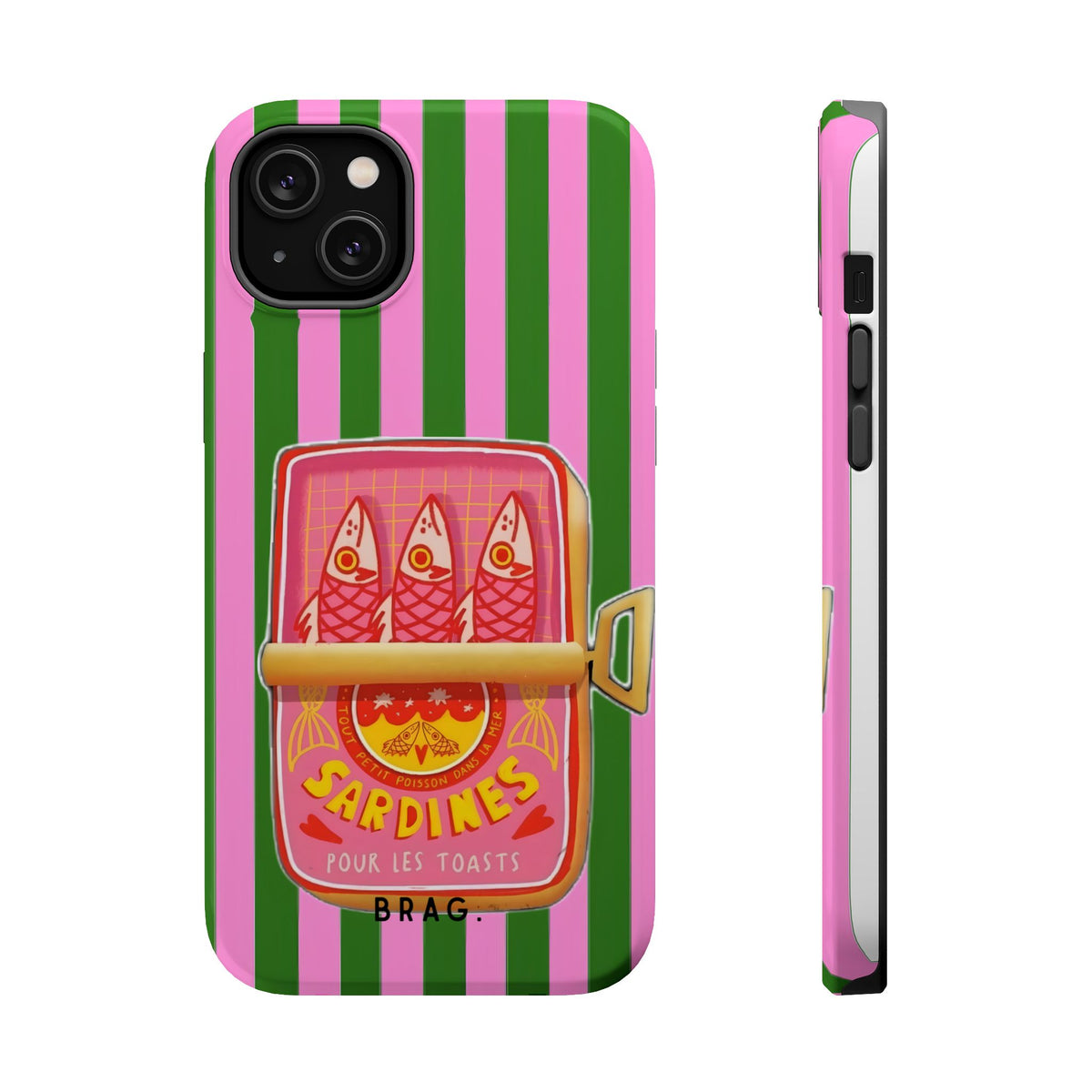 Tinned Pink Magnetic Impact-Resistant Phone Case