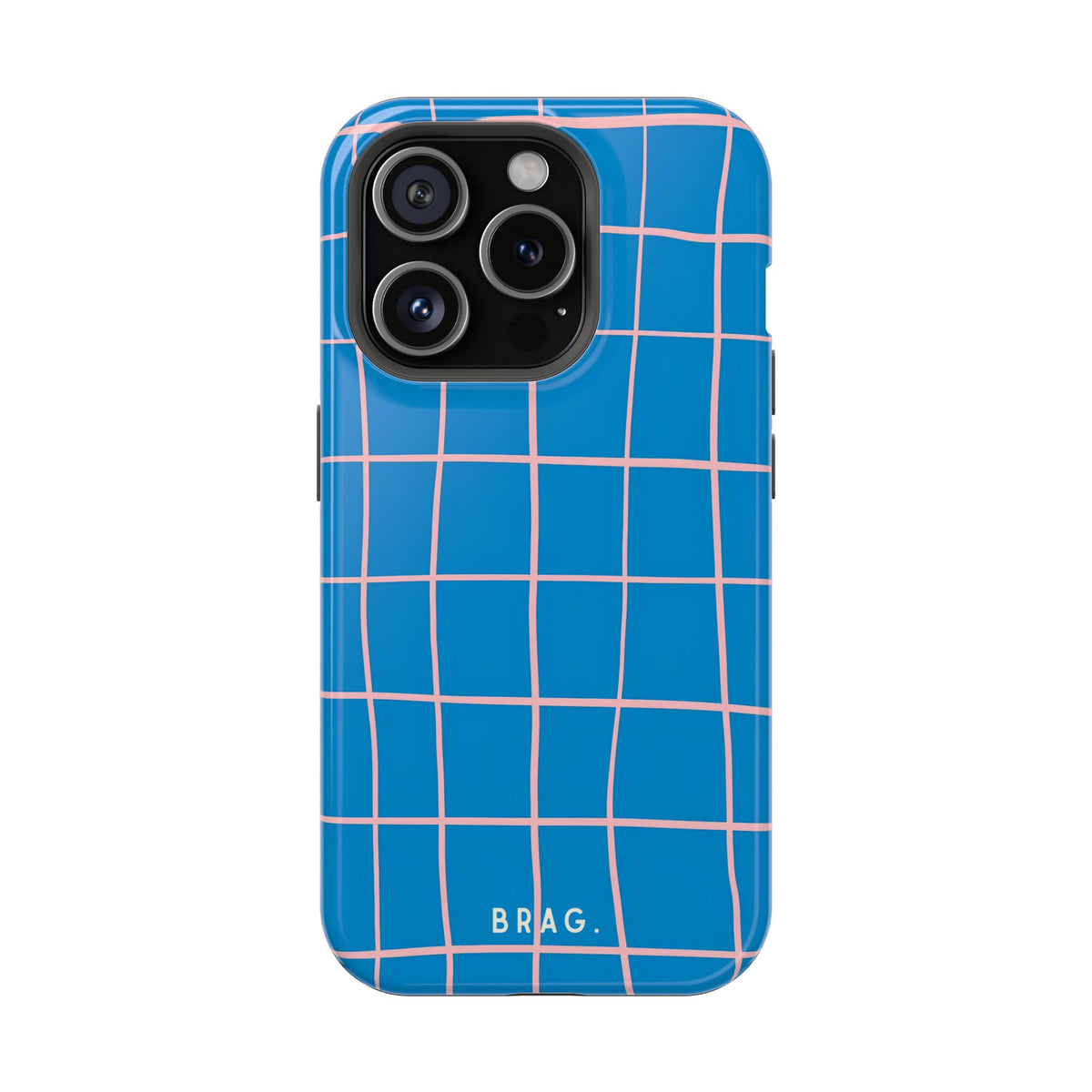 Coastal Grid Magnetic Impact-Resistant Phone Case