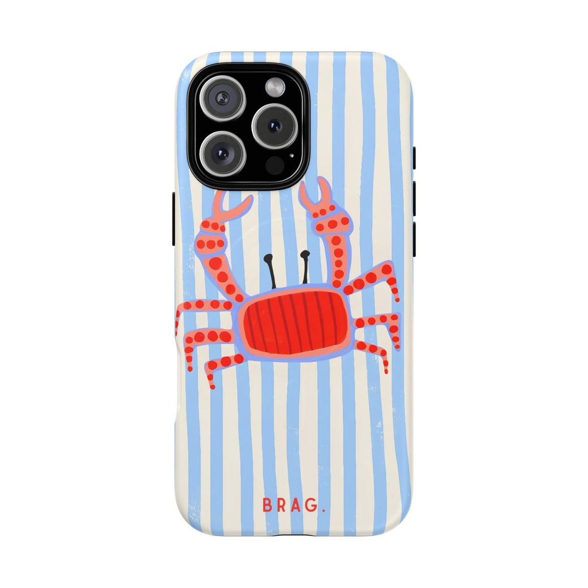 Azure Crab MagSafe Tough Phone Case — Magnetic Protective Cover