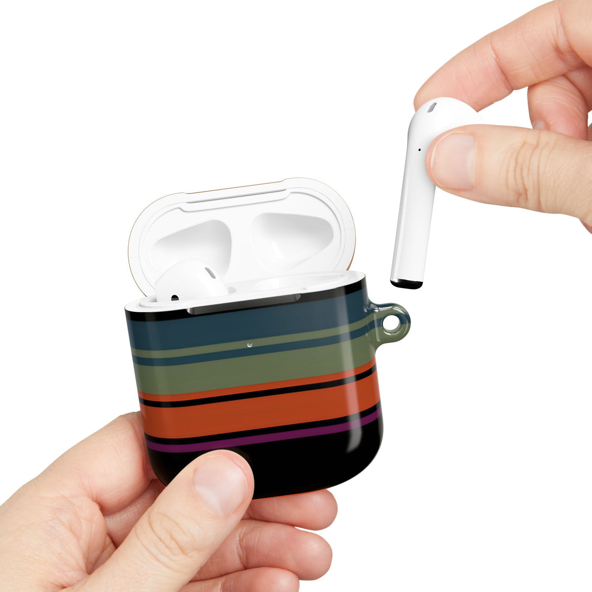 Market Stripe AirPod Case – Slim Protective Charging Case